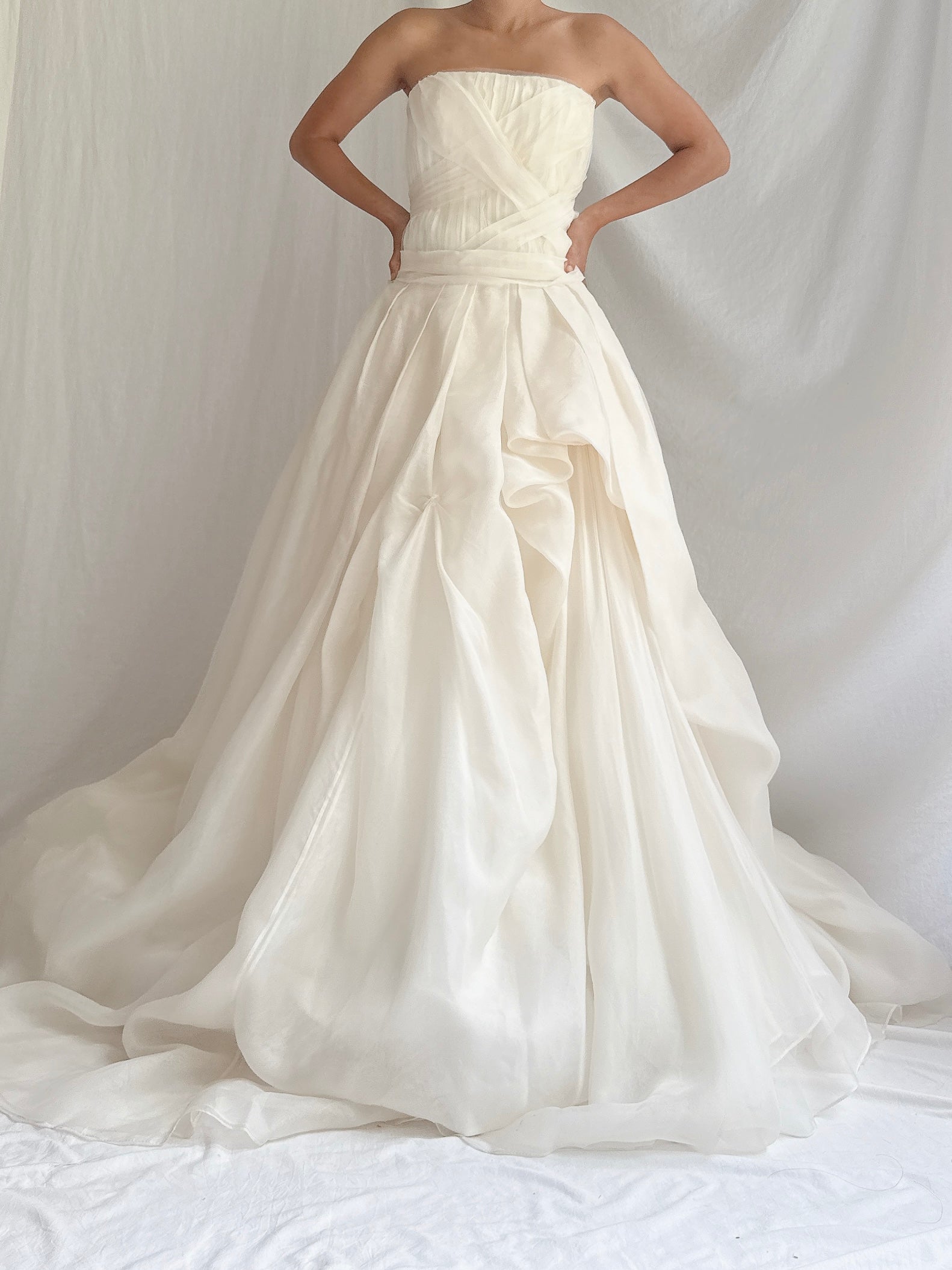 Vintage Vera Wang Silk Organza and Tulle Gown - XS/0