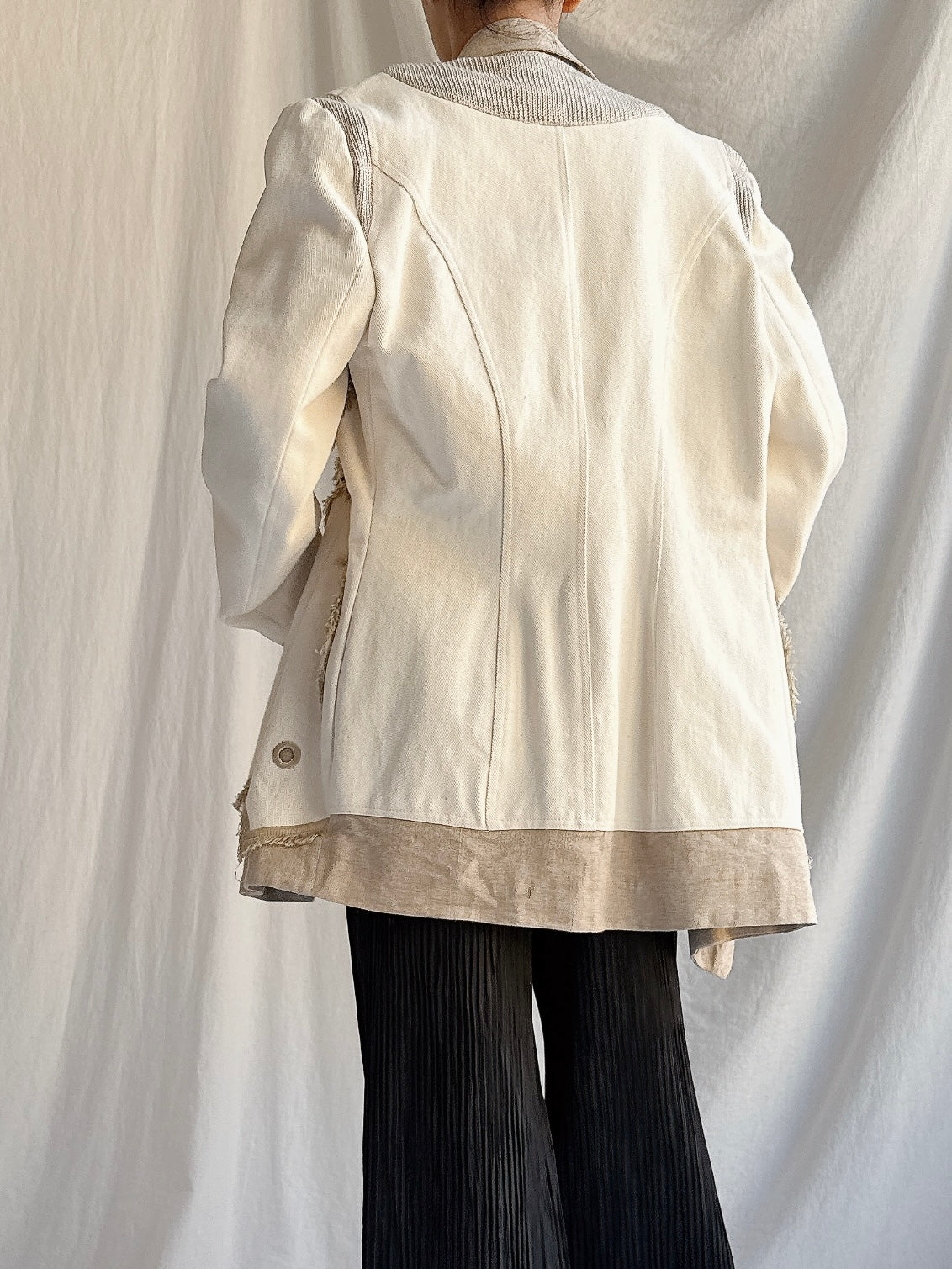 Vintage Patricia Forgeal Linen Jacket - M