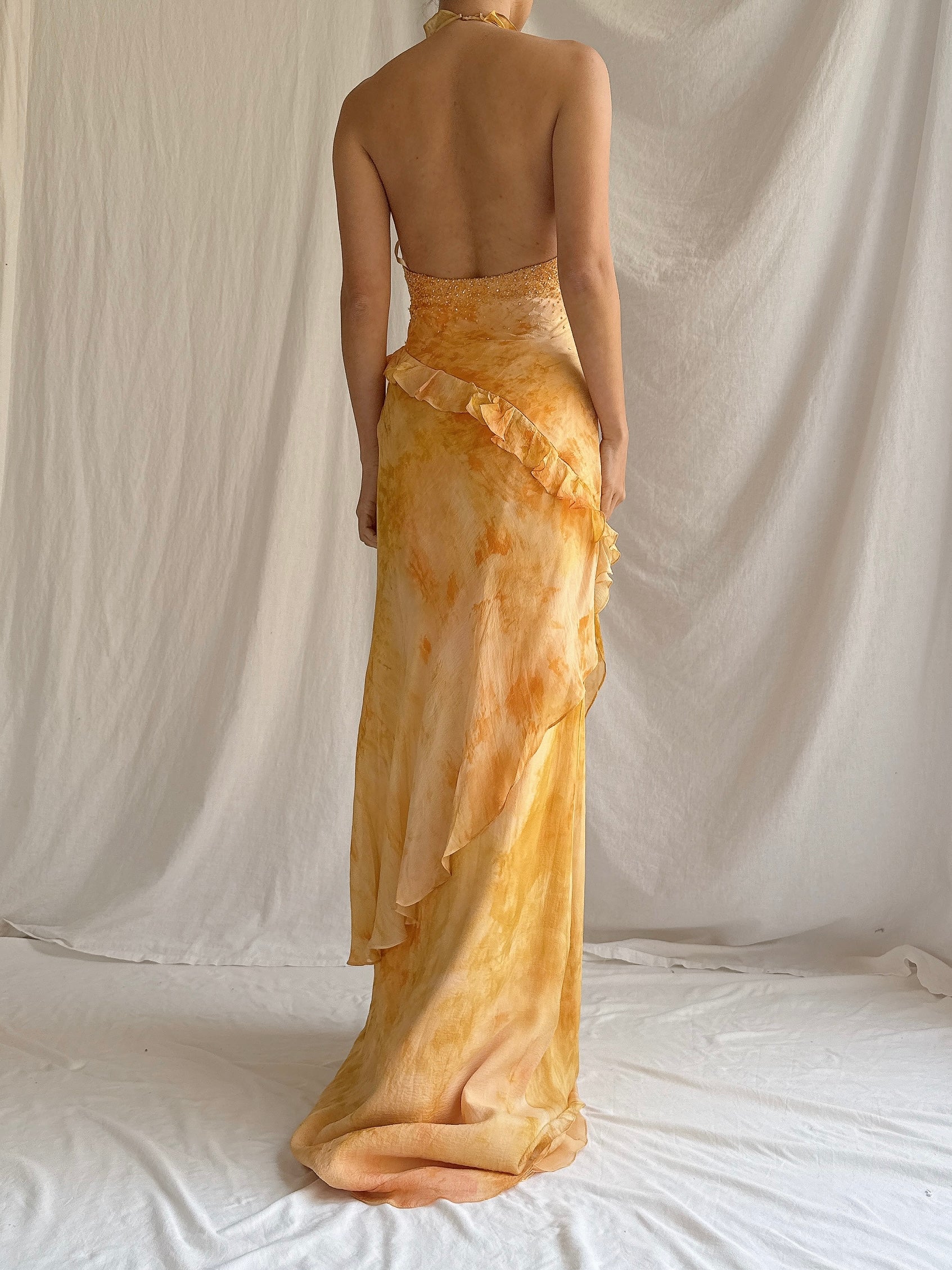 Vintage Silk YSA Makino Gown - M