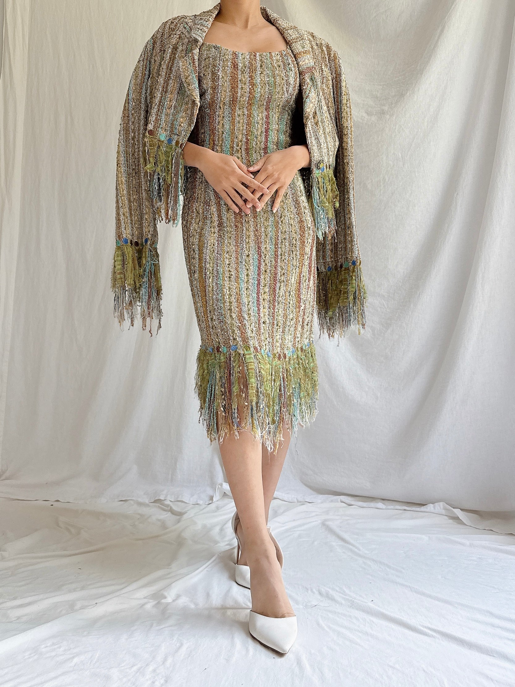 Vintage Jiki Paris Tweed Set - FR 44