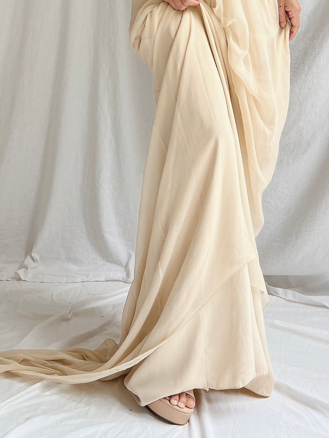 Vintage Philip Lim Silk Graped Gown - S