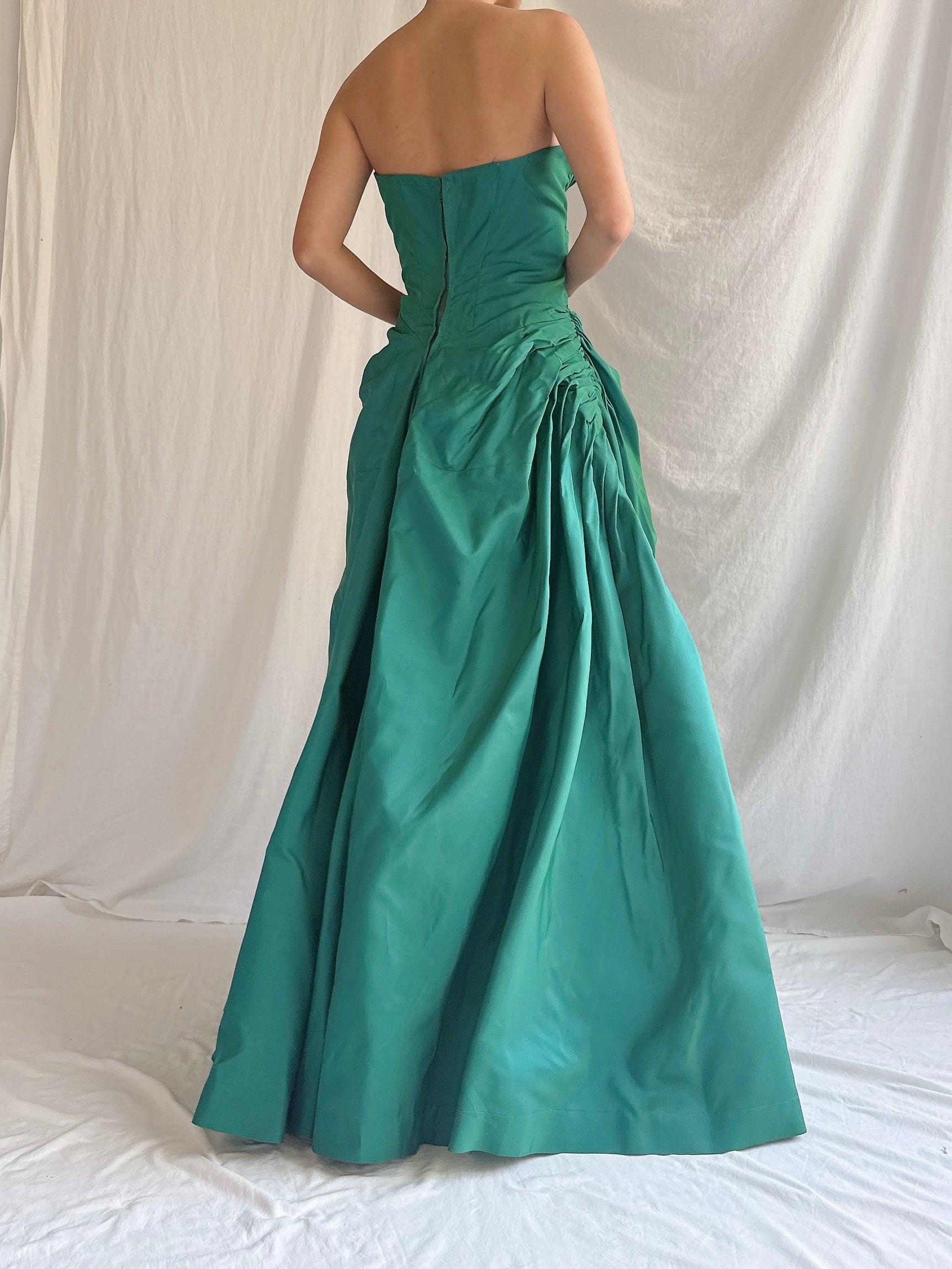 1950s Fred Perlberg Draped Gown - S/M