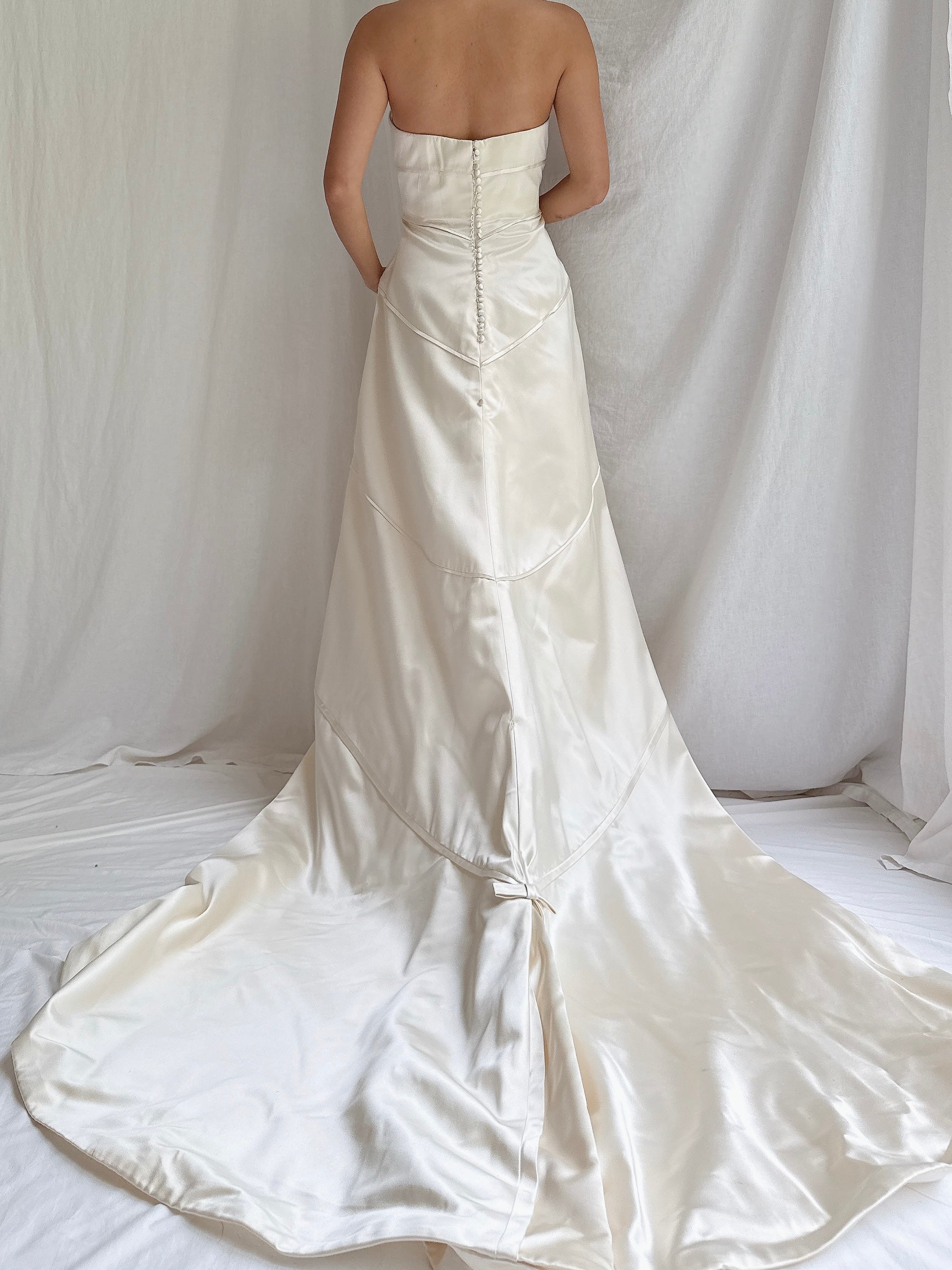 Vintage Pricilla of Boston Silk/Satin Gown - M/10