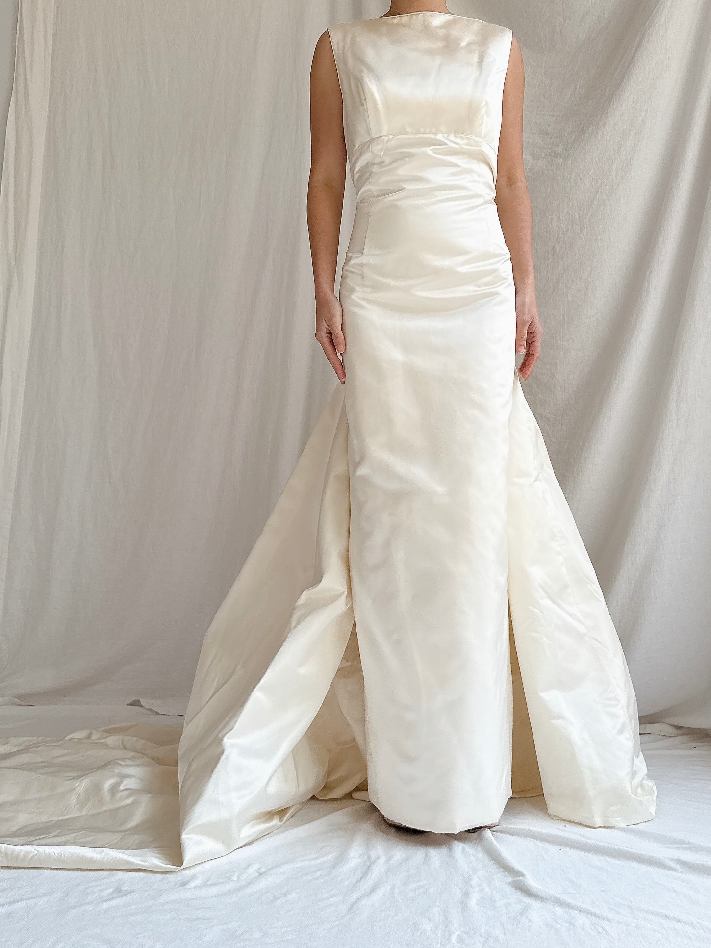 Vintage Silk 2 Piece Gown - M