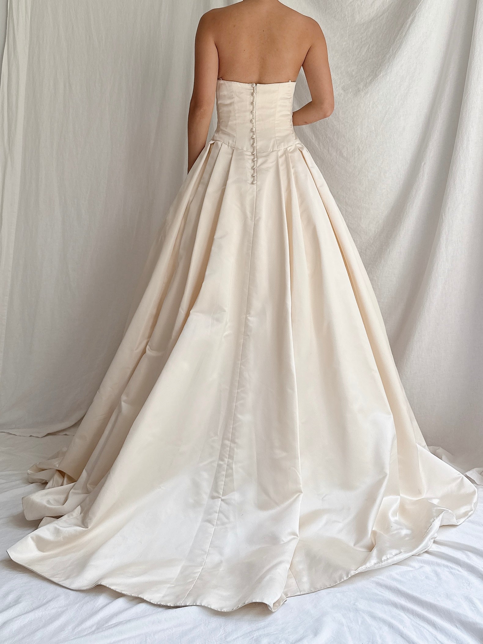 1990s Wearkstatt Silk Gown - S/M 8