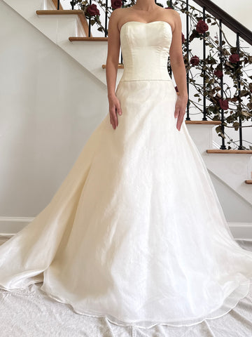 Vintage Birnbaum & Bullock Silk Organza Gown - XS