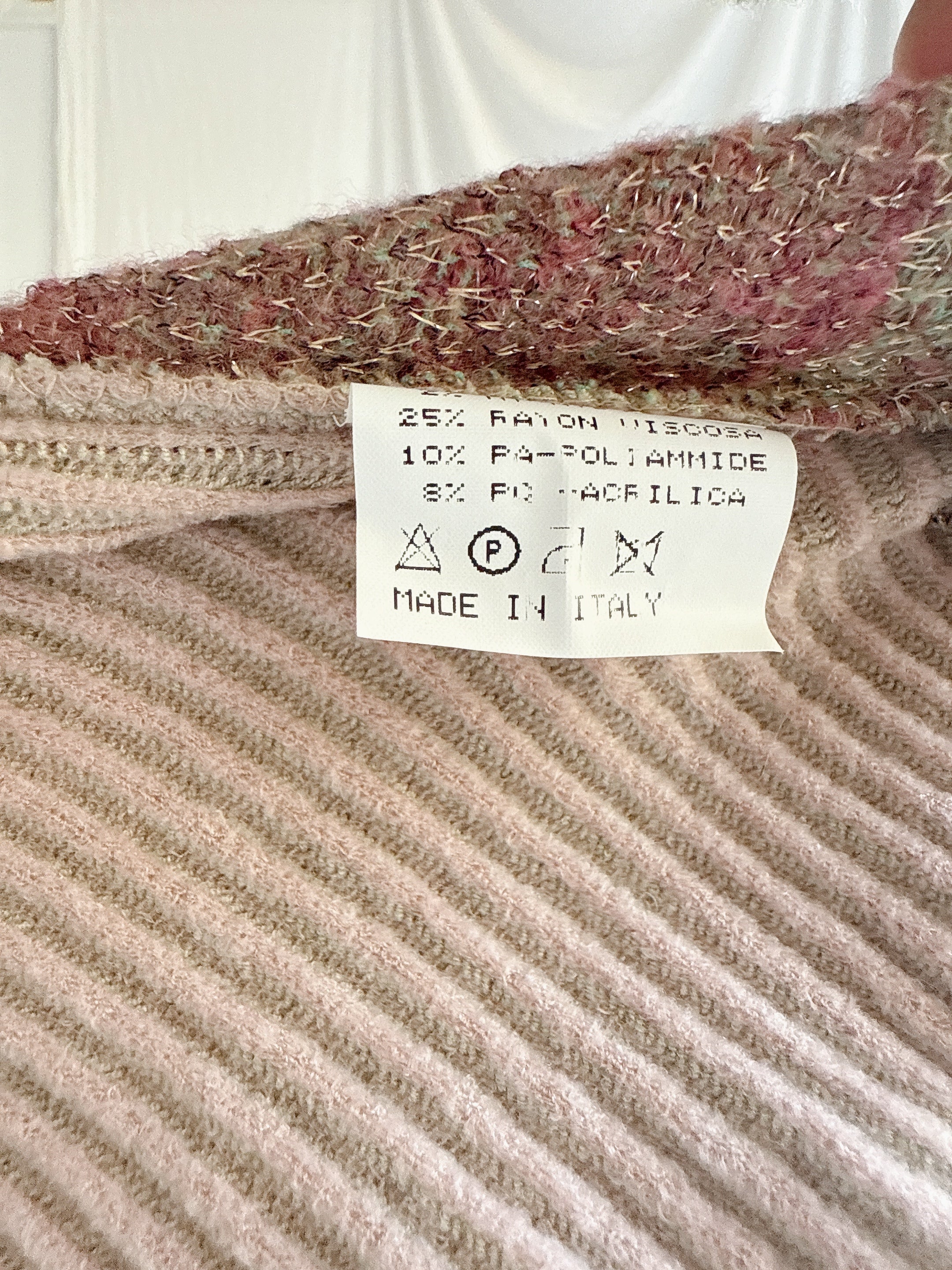 Vintage Tricot Chic Italian Knit Cardigan - S