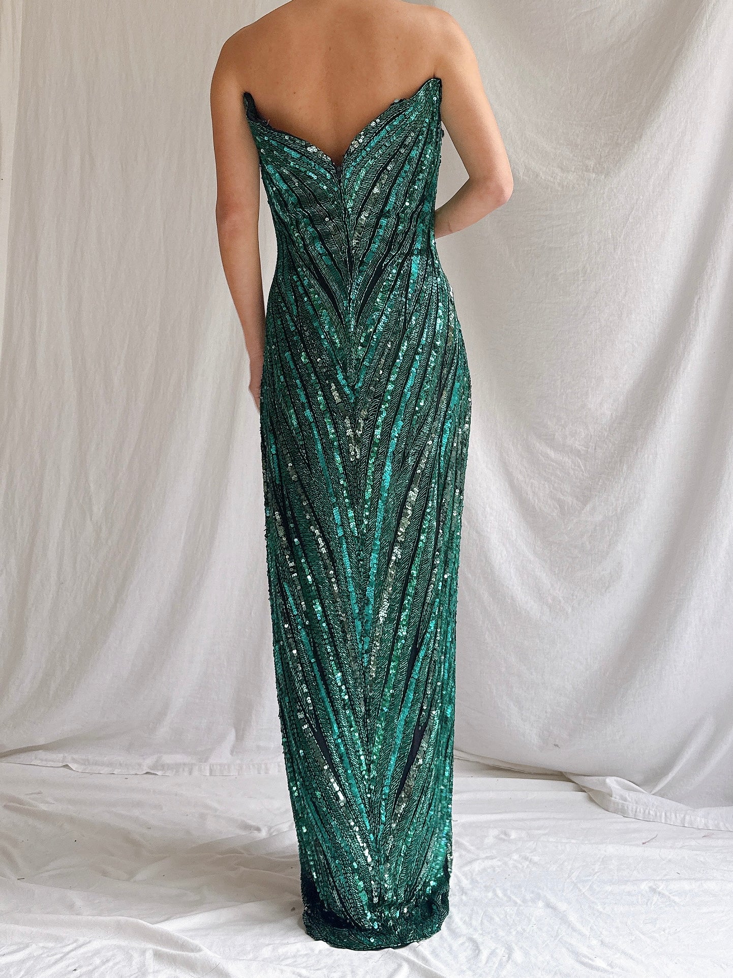 1990s Bob Mackie Sequin Dress - S/6