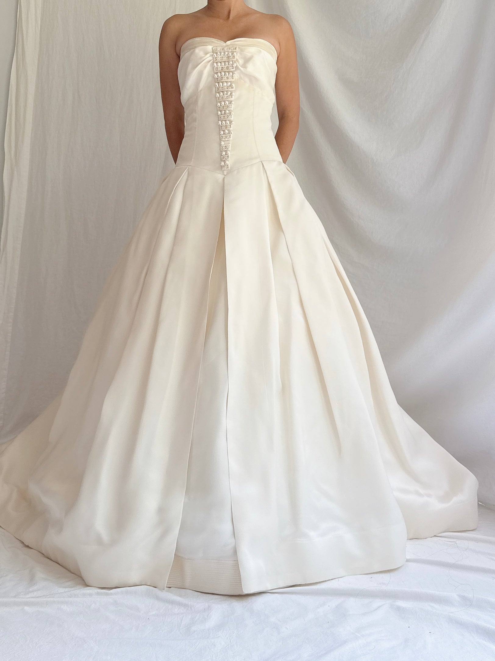 Vintage Vera Wang Silk Organza Gown - S