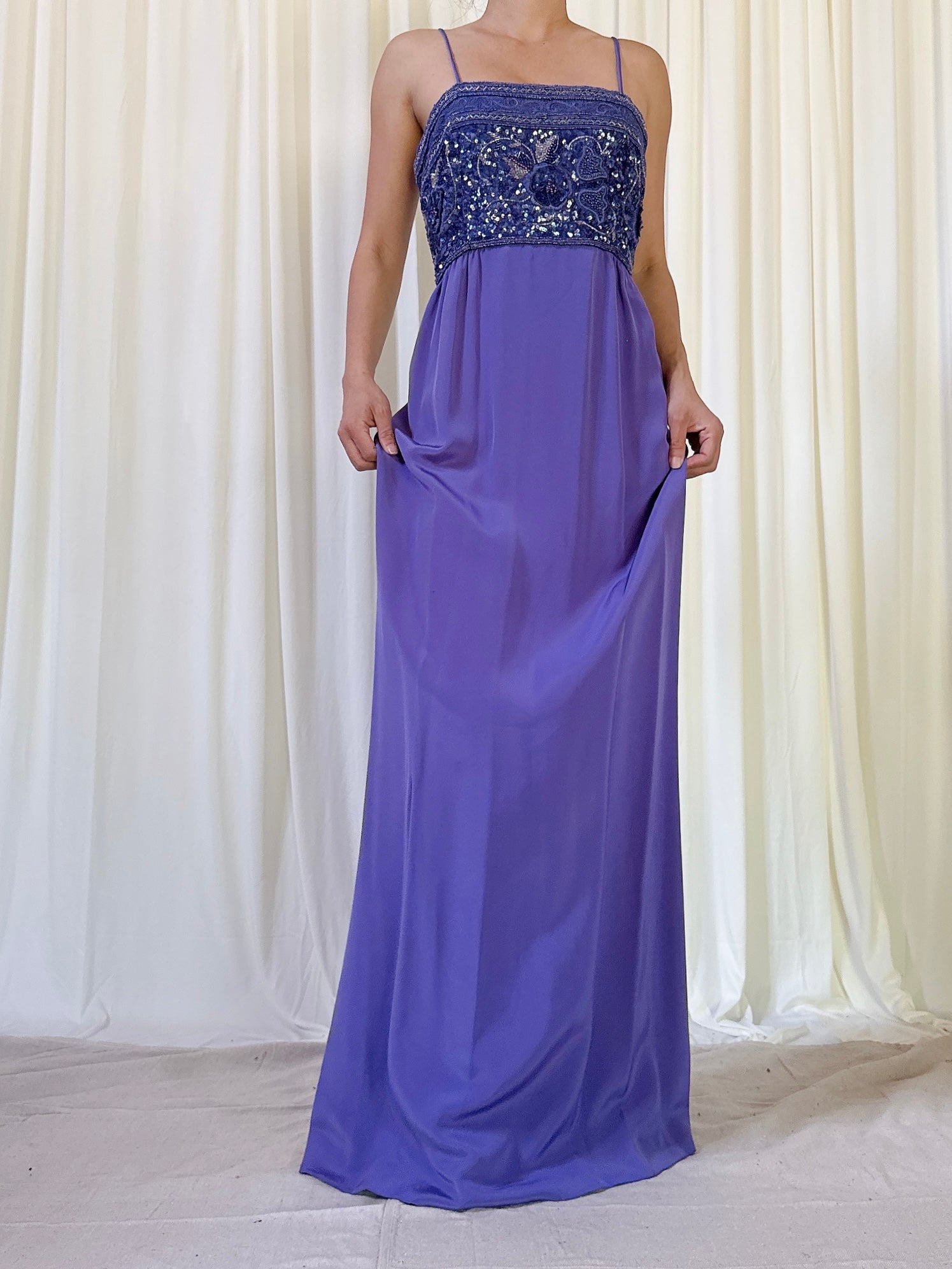 Vintage Gattinolli Purple Dress - FR 44