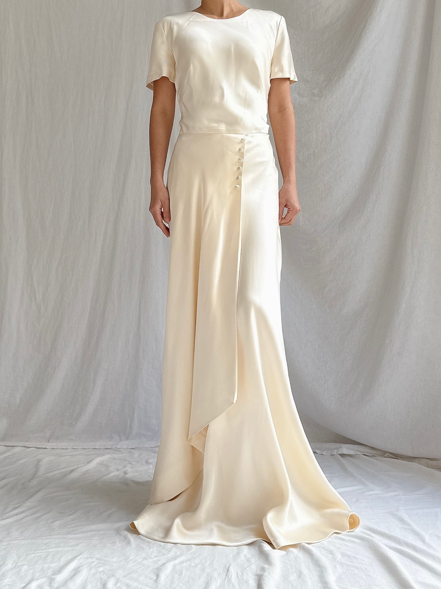 Vintage Lagerfeld (Chanel) Silk Gown - FR 40