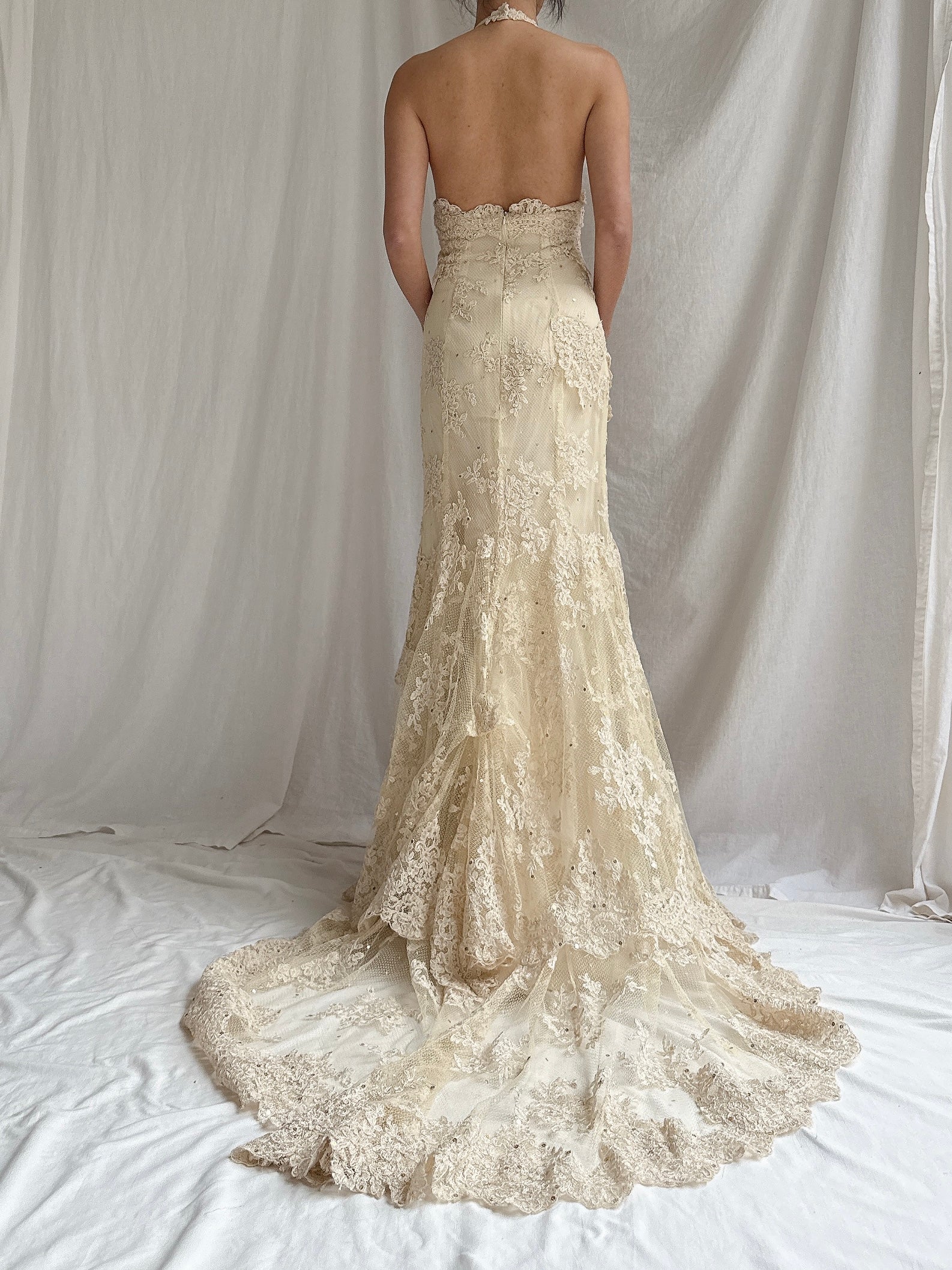 1990s Cymbeline Lace Gown - S