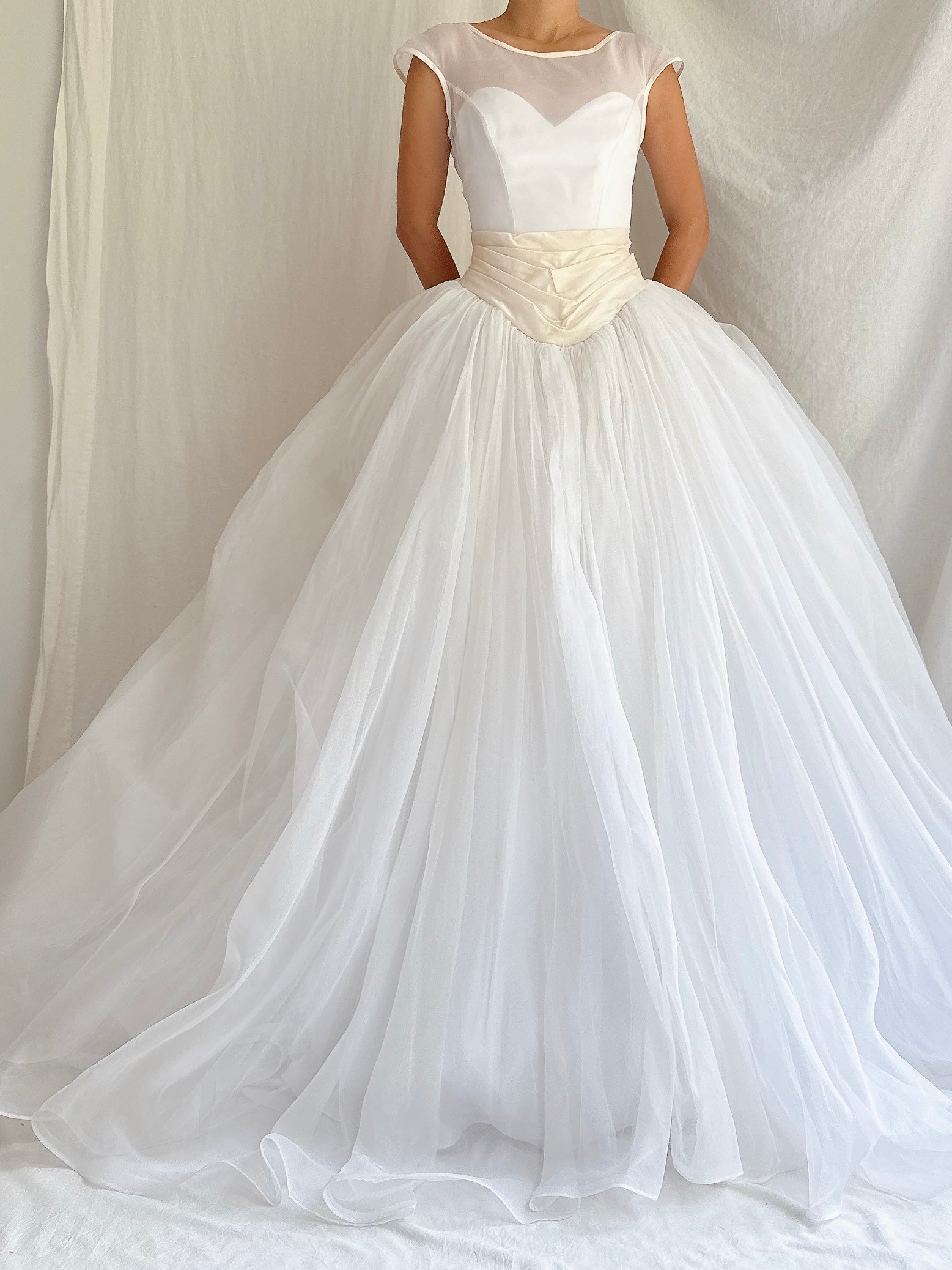 Vintage Christian Dior Silk Organza Gown - XS/2