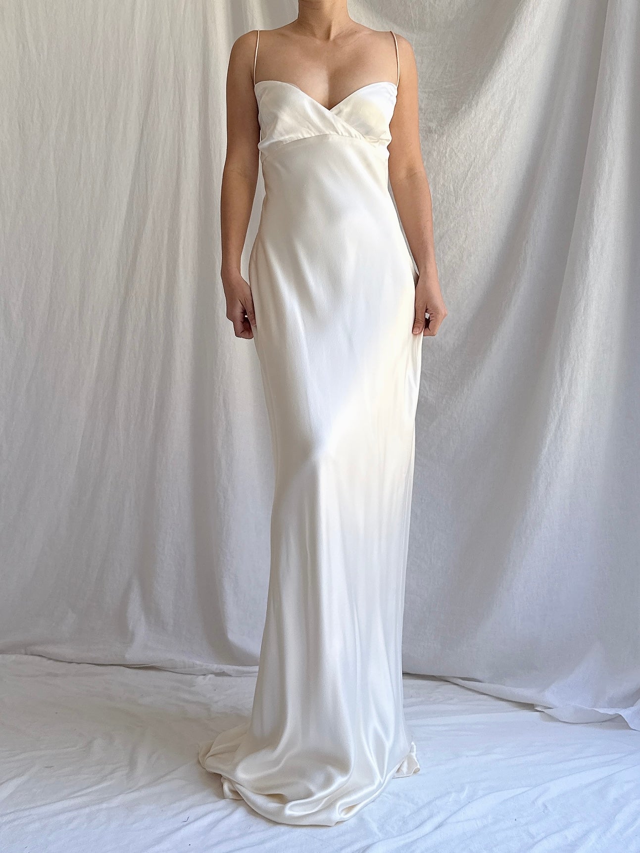 Vintage Monique Silk Bliss Bias Slip Gown - S-L