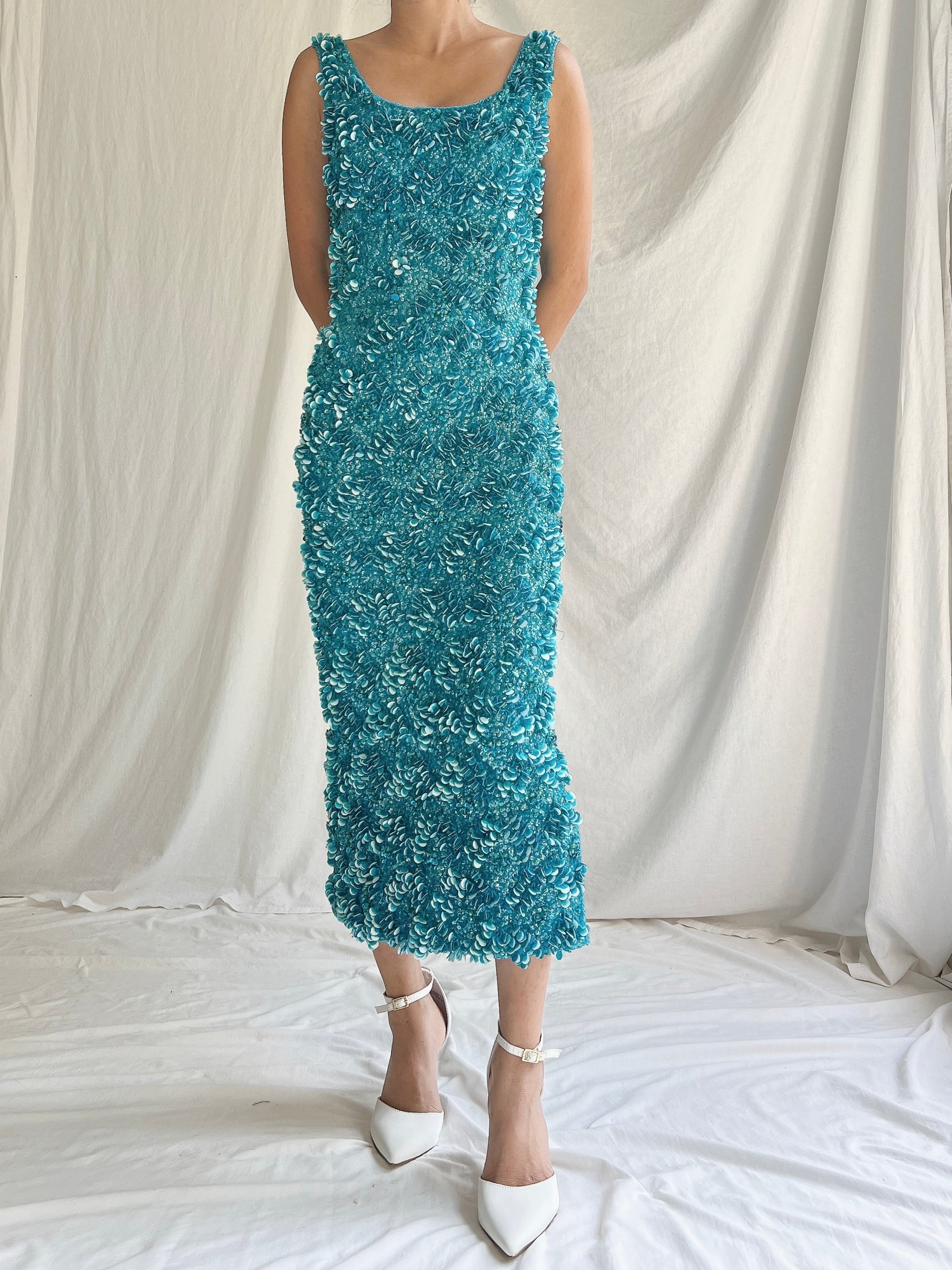 1960s Sequins Dress - S