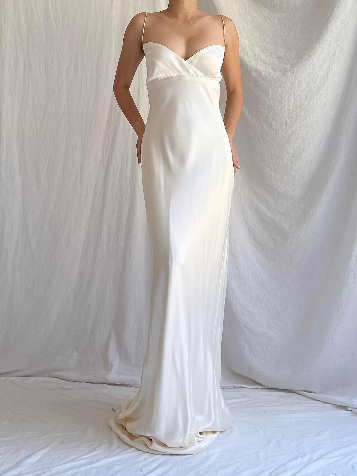 Vintage Monique Silk Bliss Bias Slip Gown - S-L