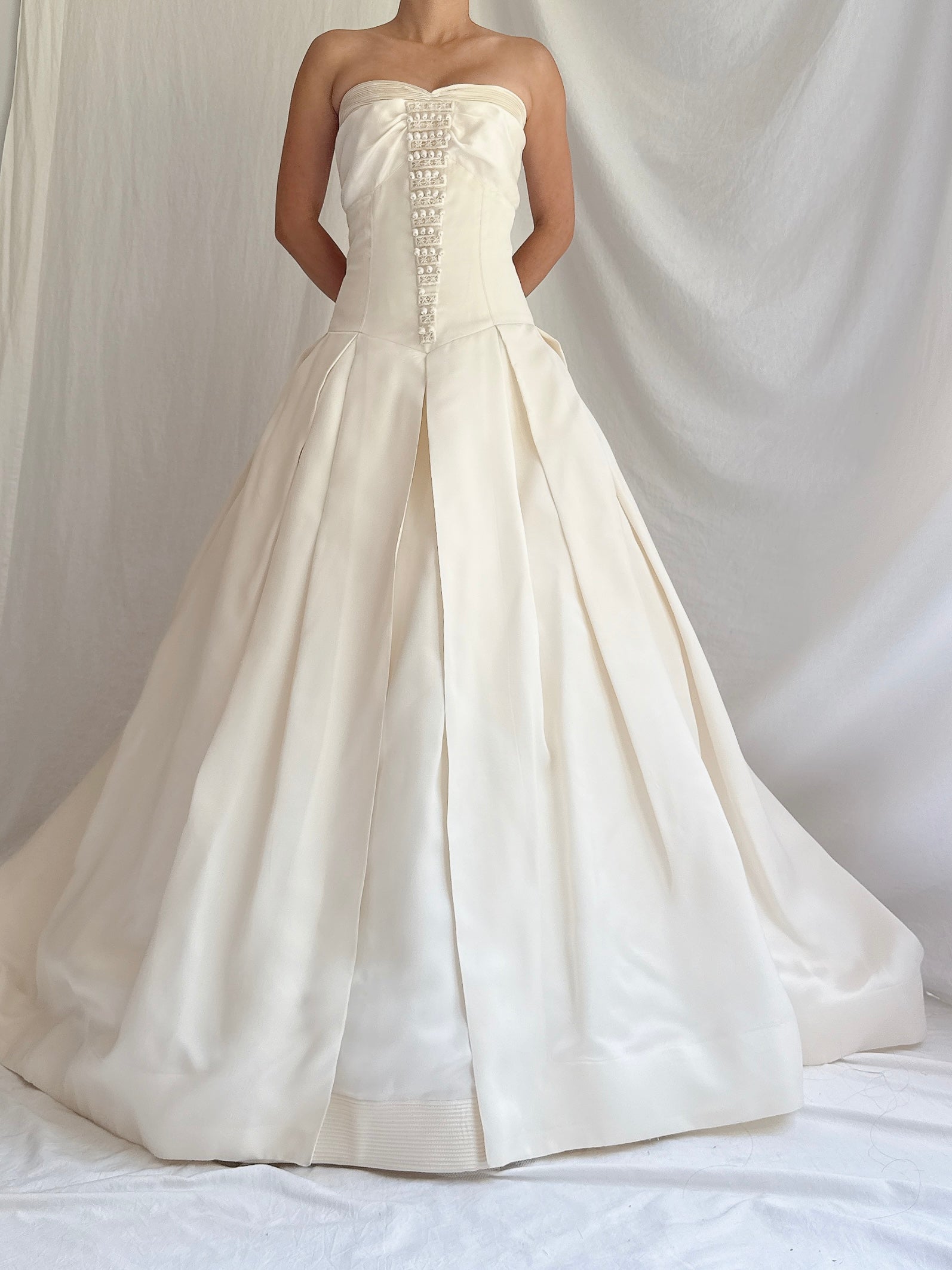Vintage Vera Wang Silk Organza Gown - S