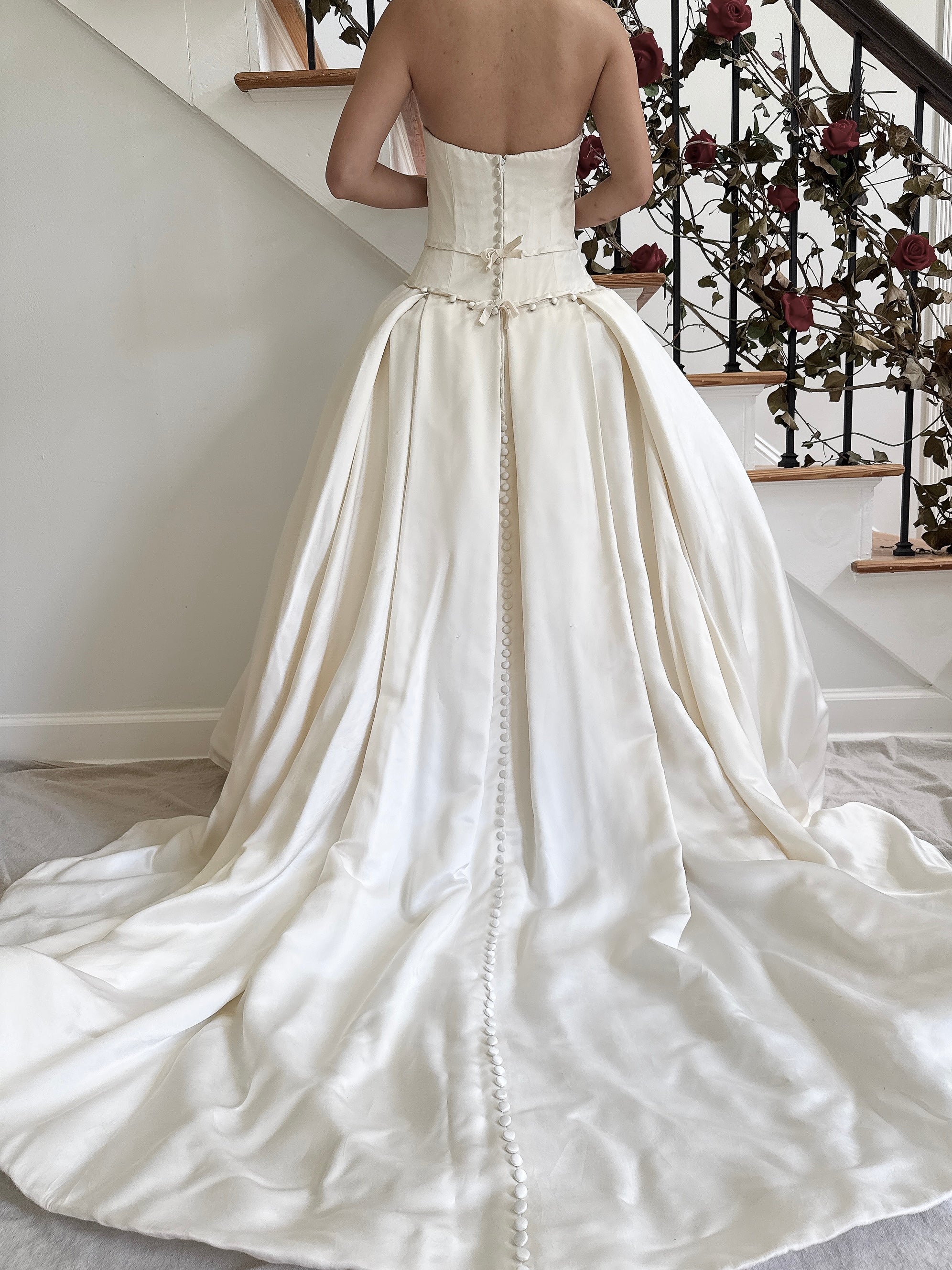 1990s Vera Wang Silk Dress - S/6/8
