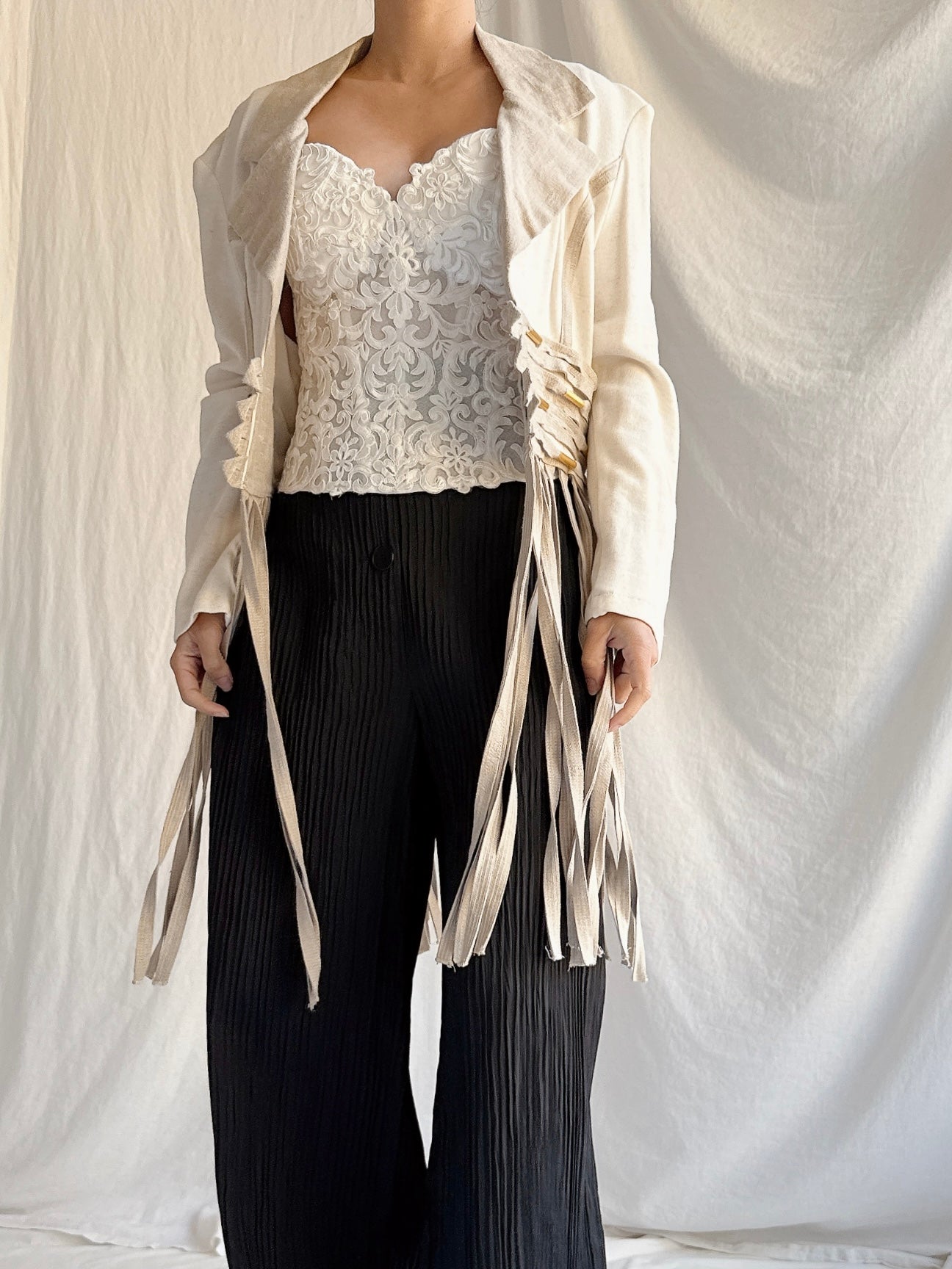 Vintage Patricia Forgeal France Duster - M