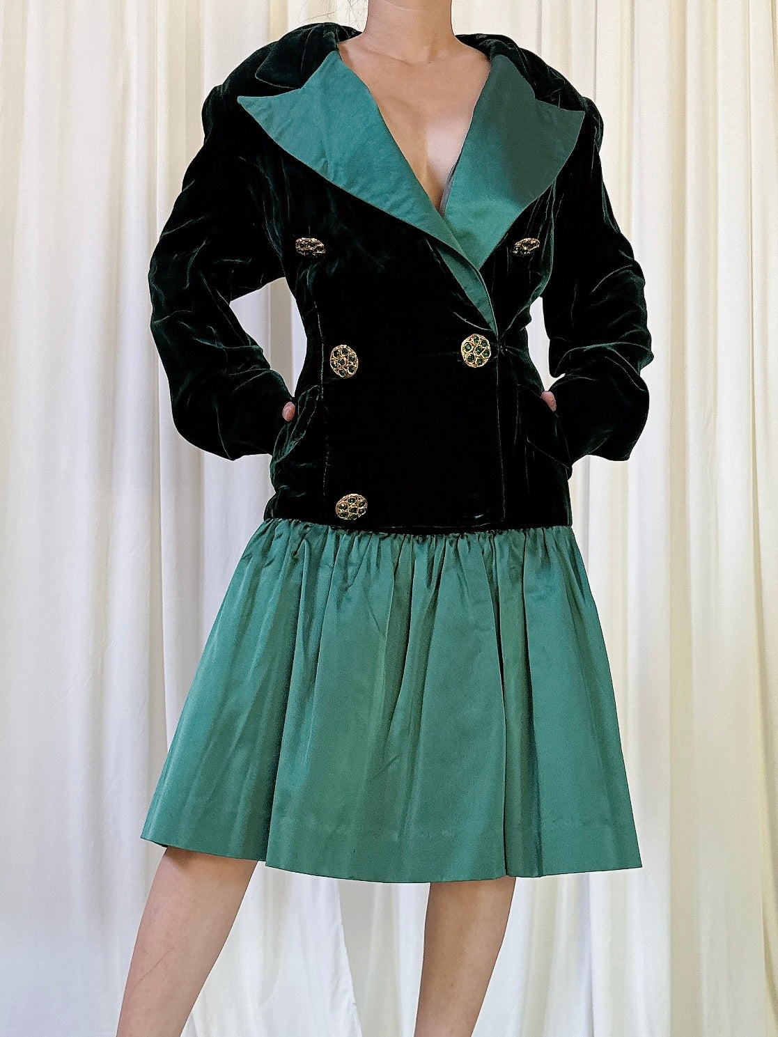 Vintage Belleville Sassoon Lorcan Mullany Dress - UK 16