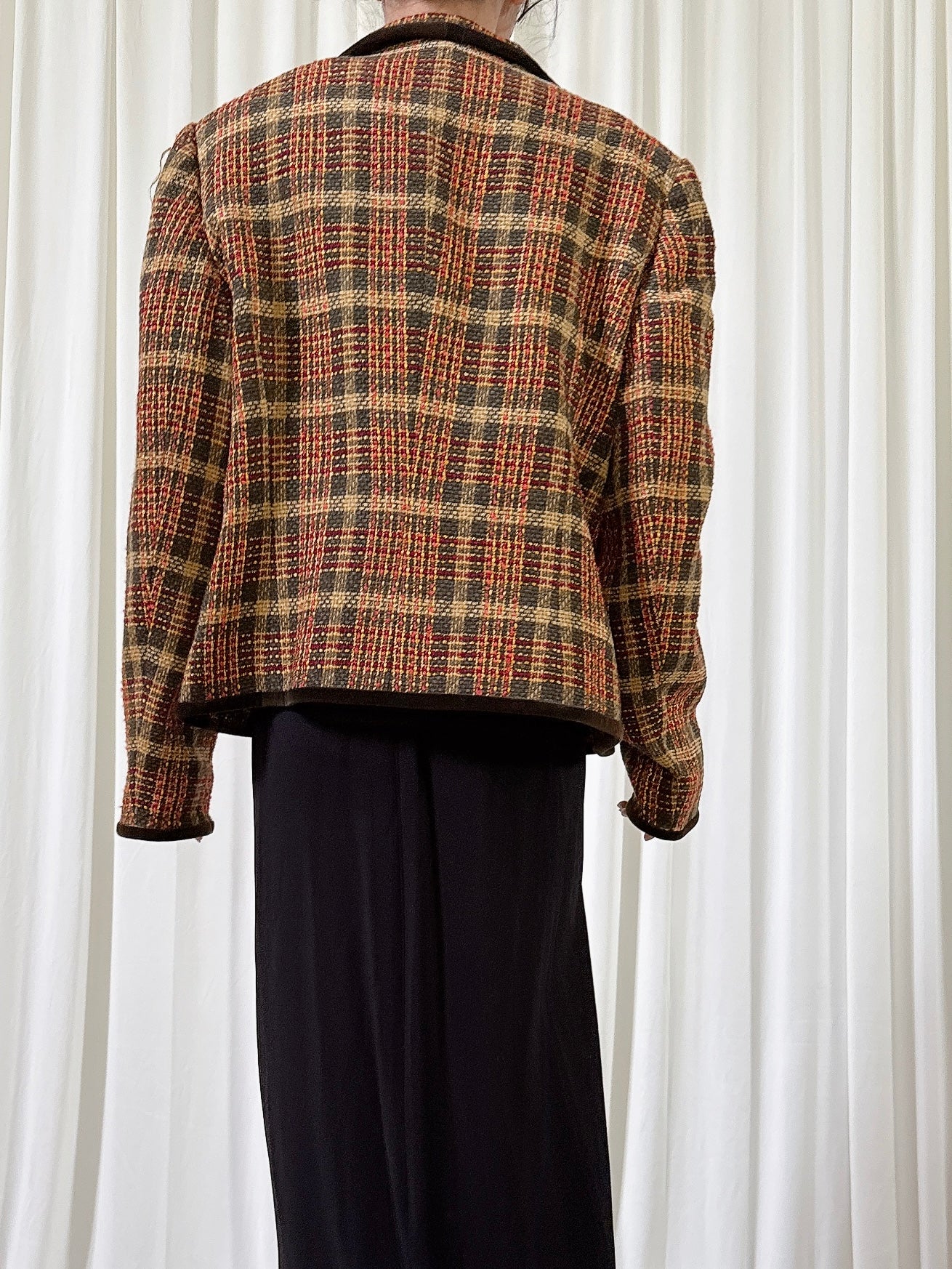 Vintage Solva Tweed Jacket - Size 46