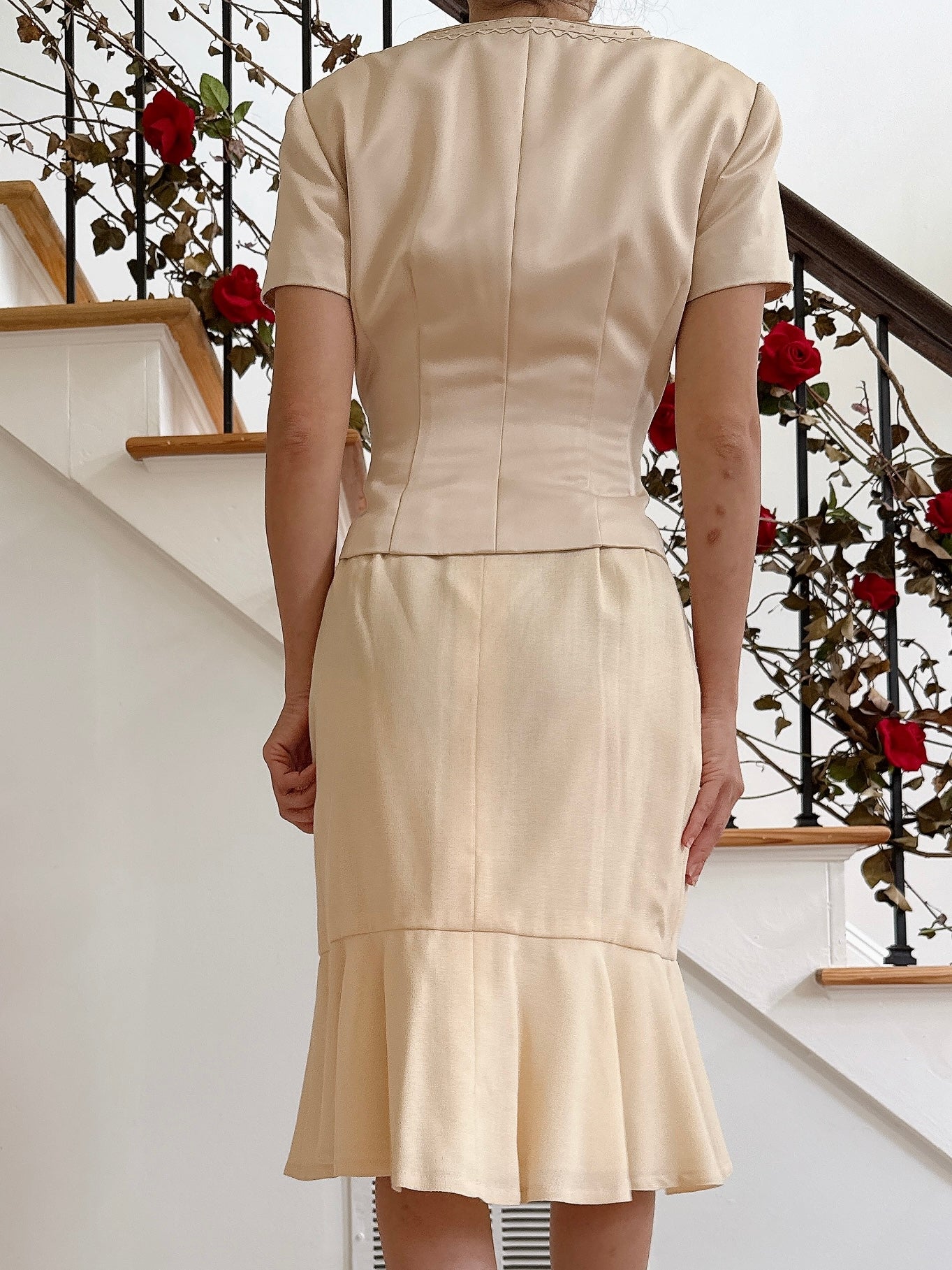 Vintage Belleville Sassoon 2 Piece Embroidered Set - Size S/US 2