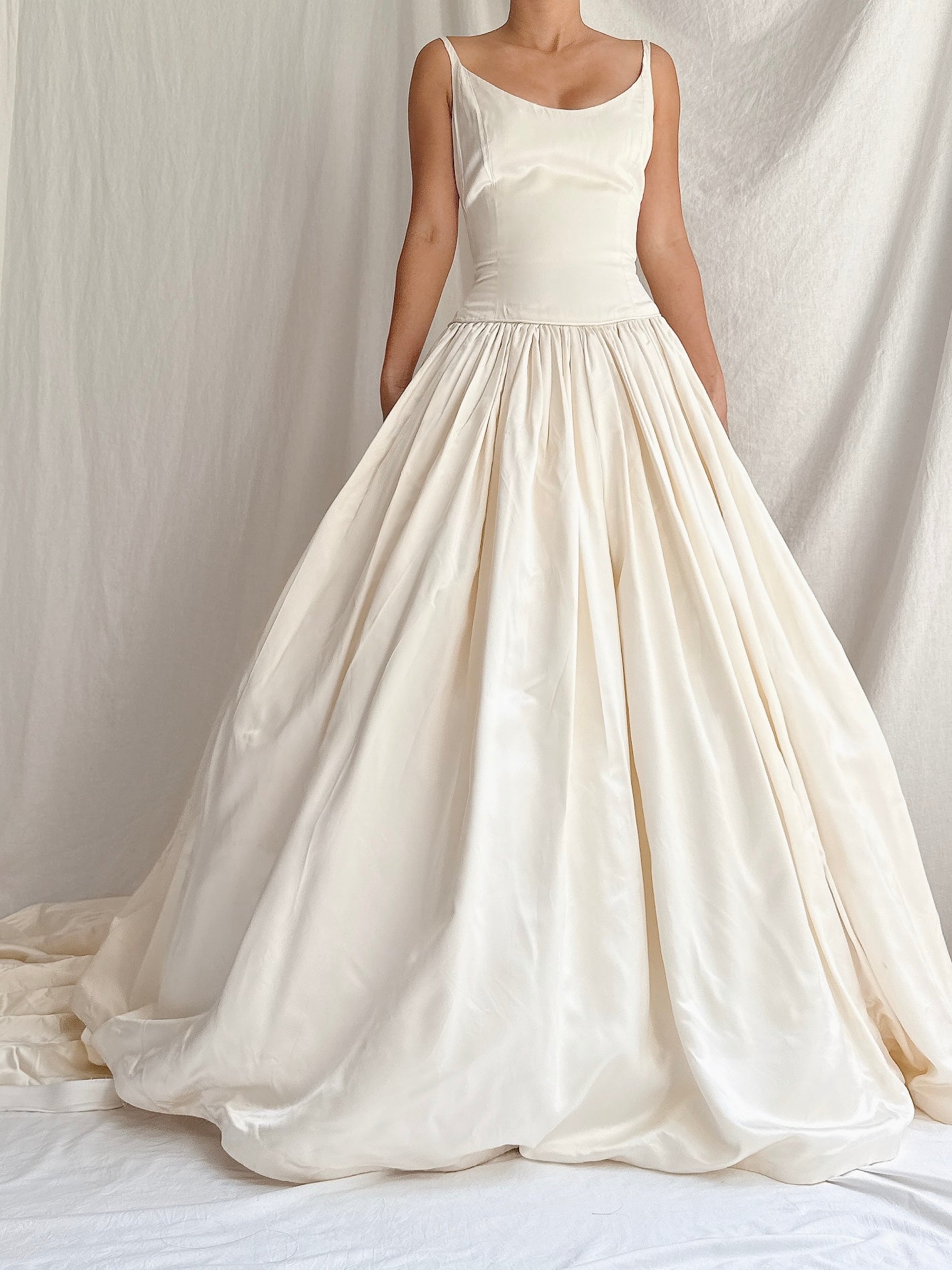 Vintage Lazaro Silk Gown - M/8
