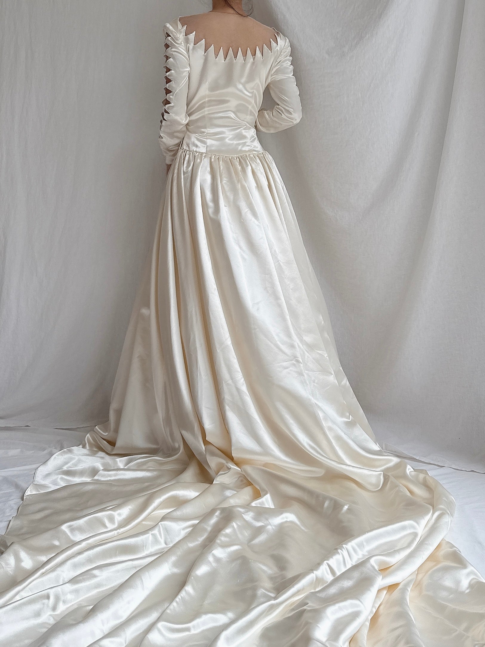 1950s Candlelight Satin Gown - XS/S