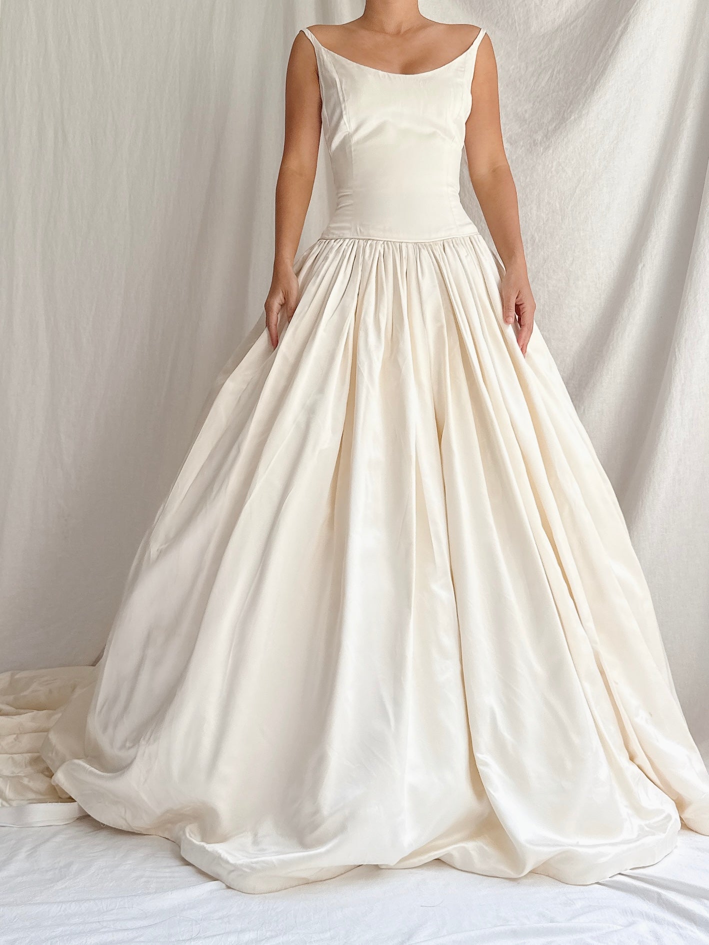 Vintage Lazaro Silk Gown - M/8
