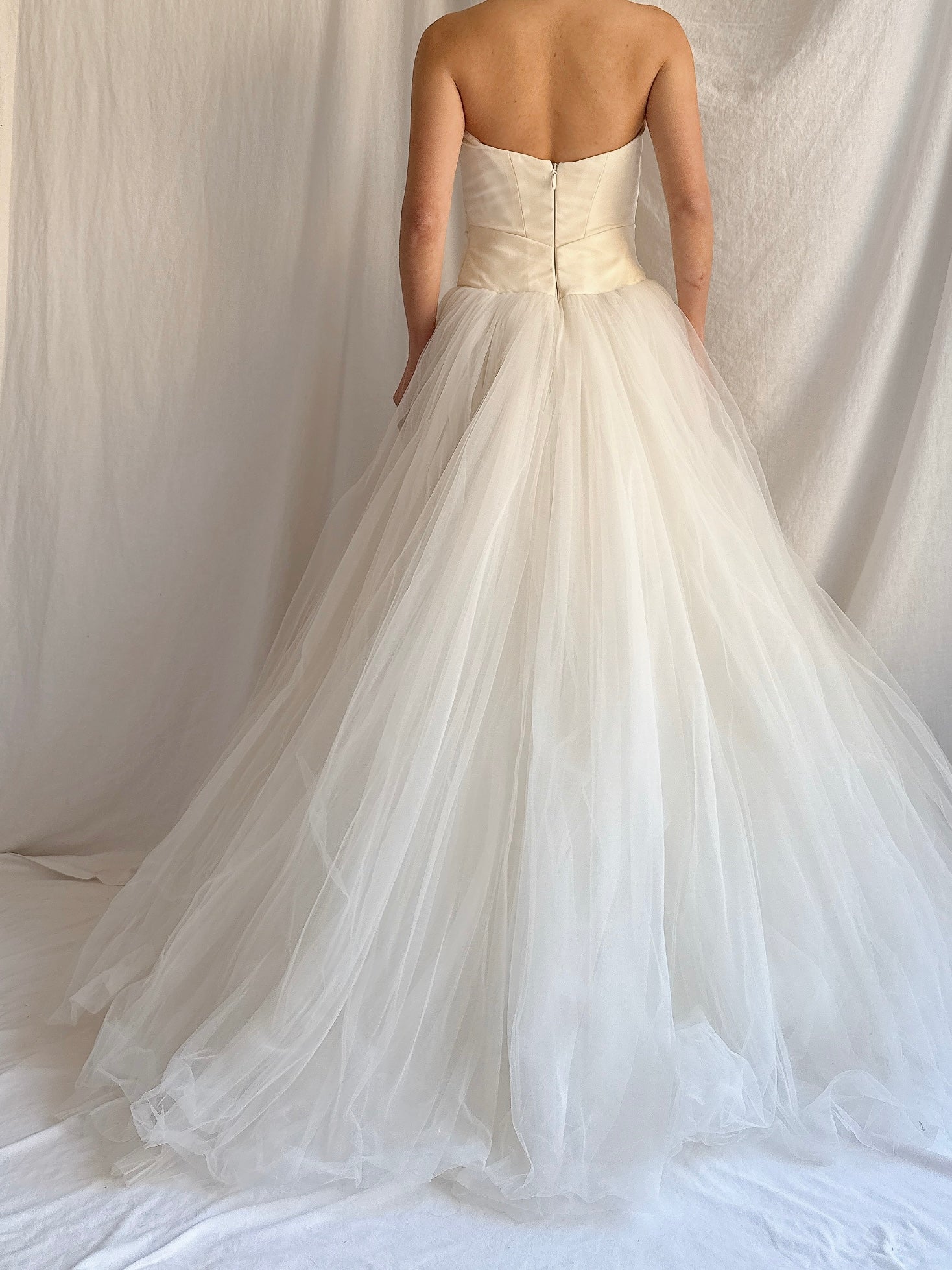 Vintage Amsale Tulle Gown - S 4