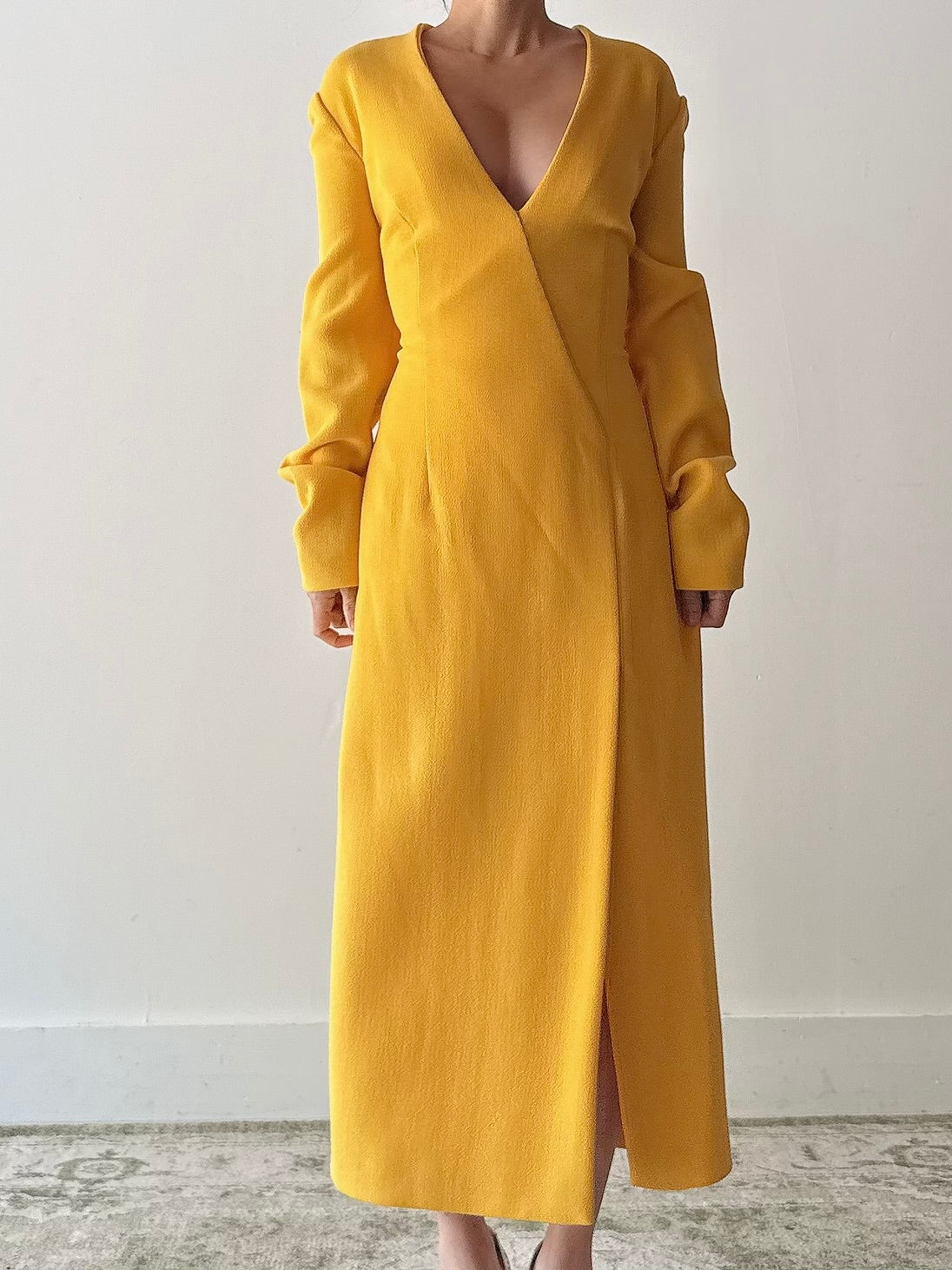 Vintage Gai Mattiolo Yellow Dress - IT44