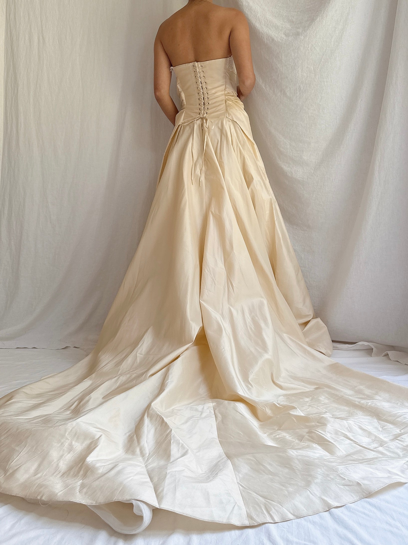 Vintage Cymbeline Paris Silk Gown - FR 40/ US 4-6