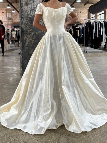 1950s Silk Gown - S