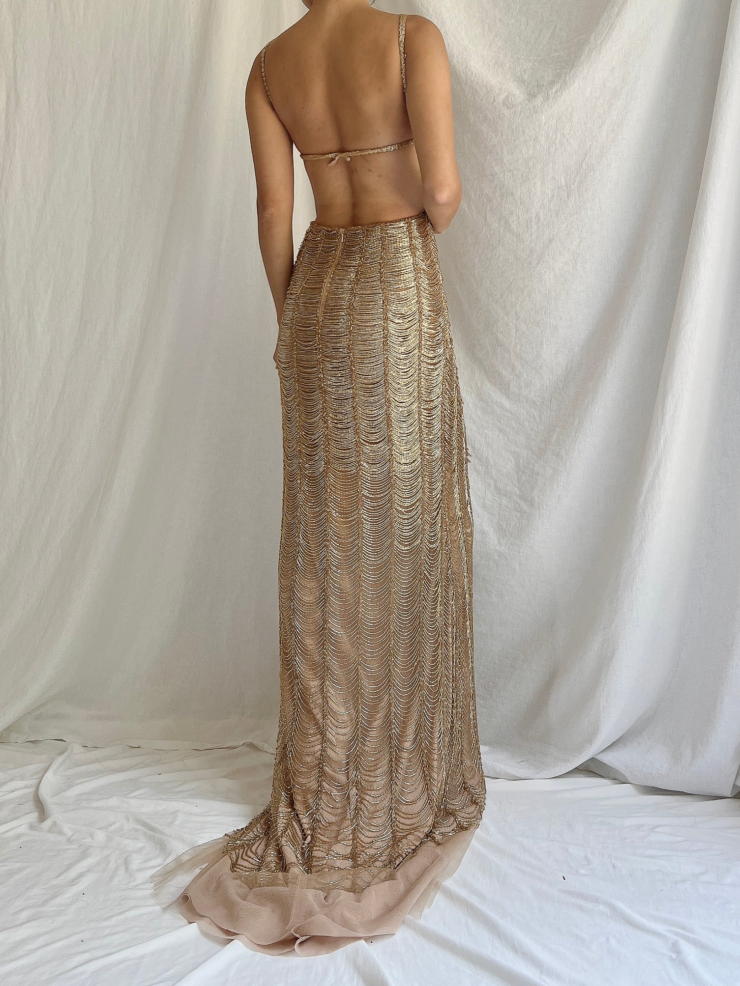 00s Sequins Gown - S