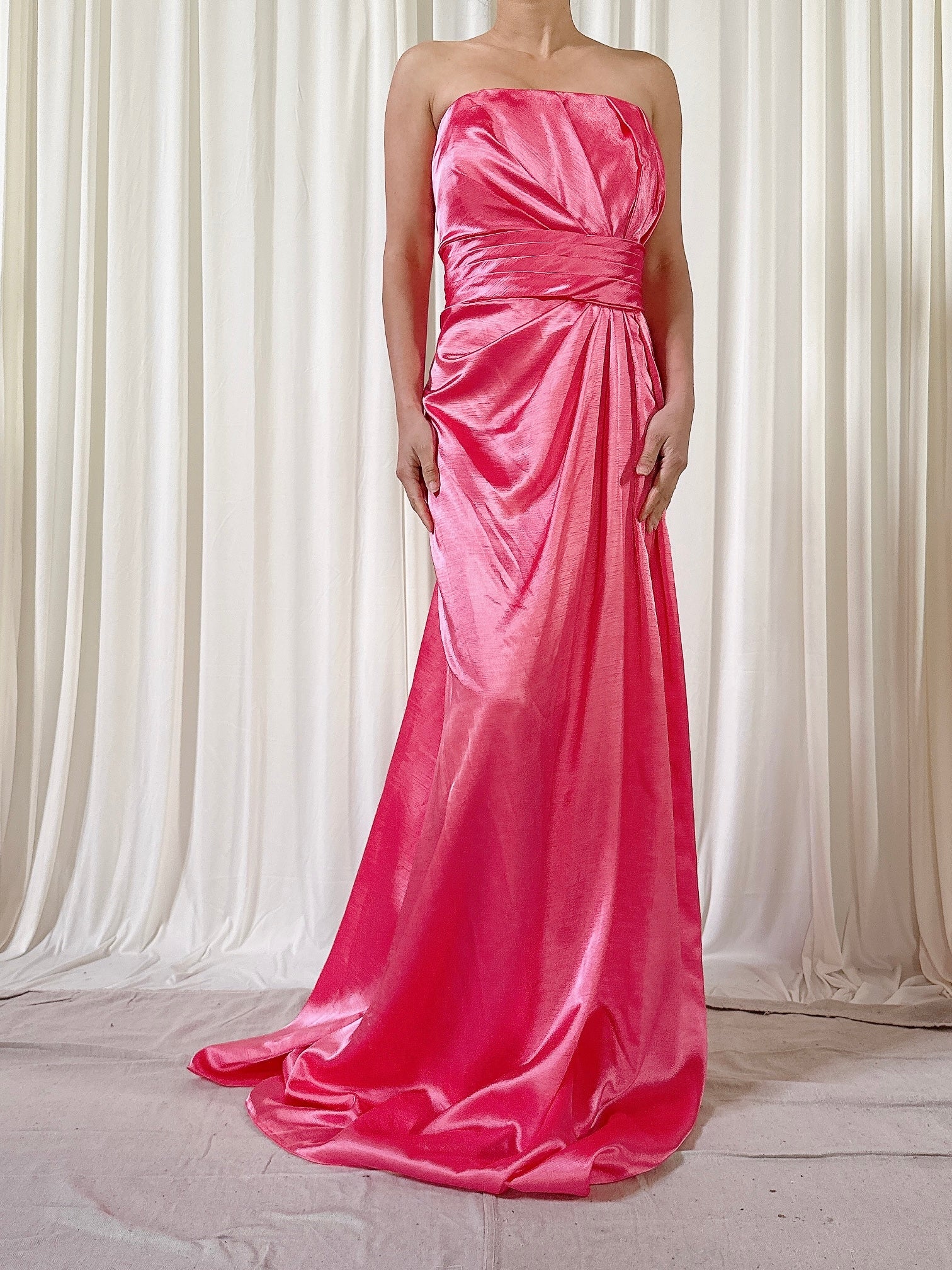 Vintage Couture Club Pink Dress - Size 18