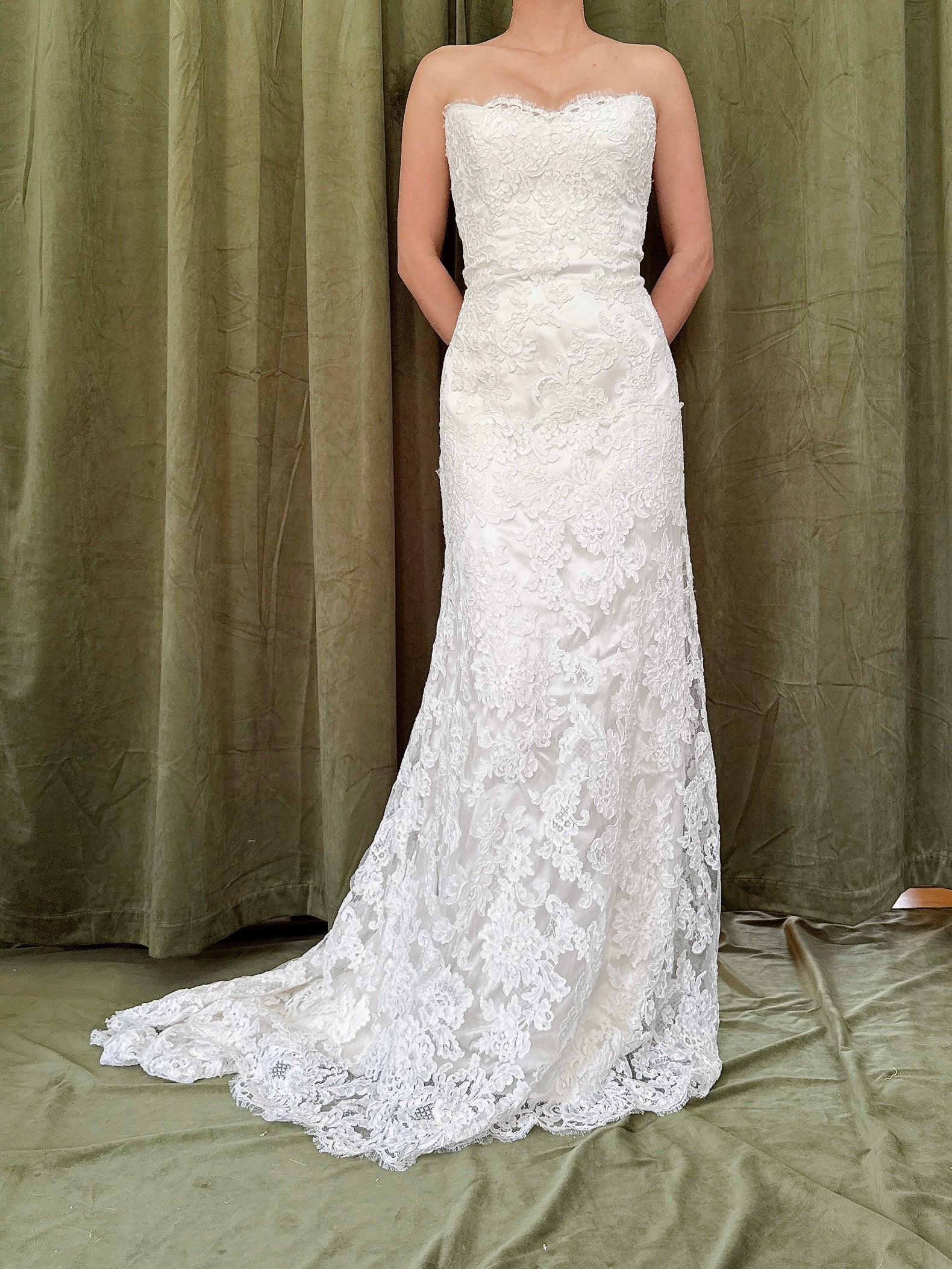Vintage Jim Hjelm Lace Dress - S/4