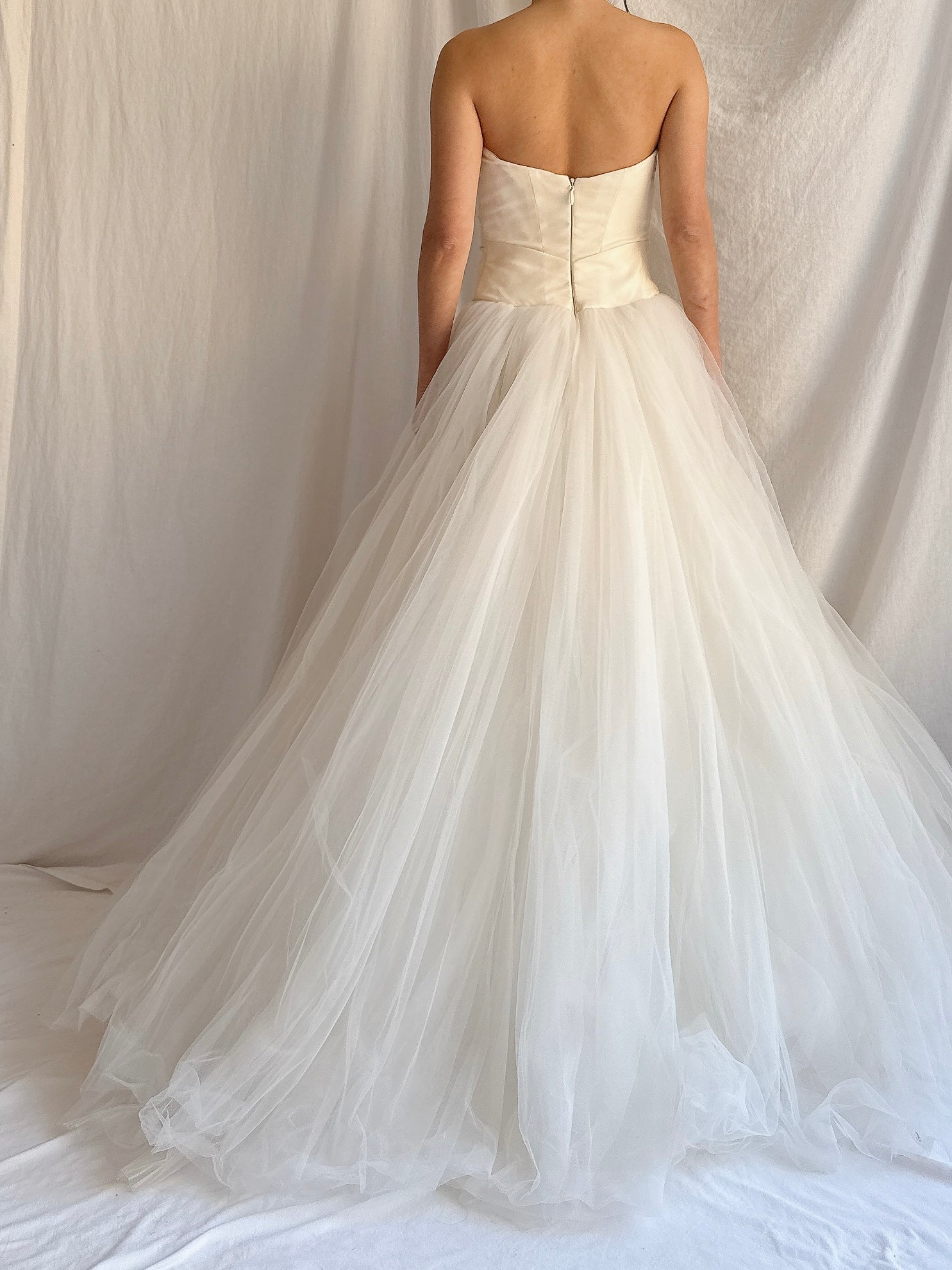 Vintage Amsale Tulle Gown - S 4