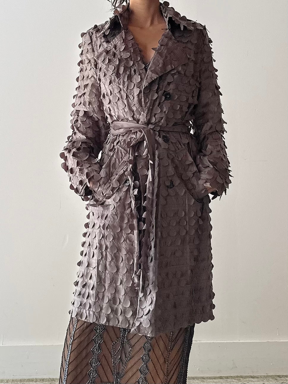 Vintage Cottonade Taffeta Jacket - FR38