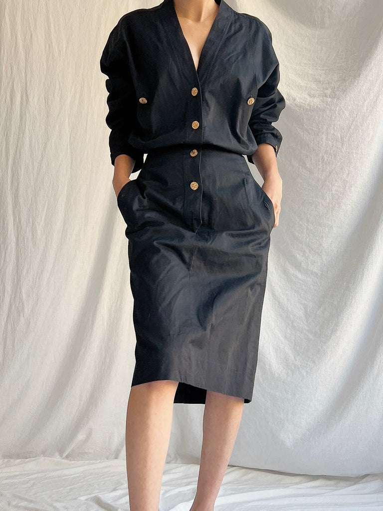 1980s Silk Beaded Jacket/Mini-Dress - M | G O S S A M E R 1980s Silk Beaded Jacket/Mini-Dress - M | G O S S A M E R