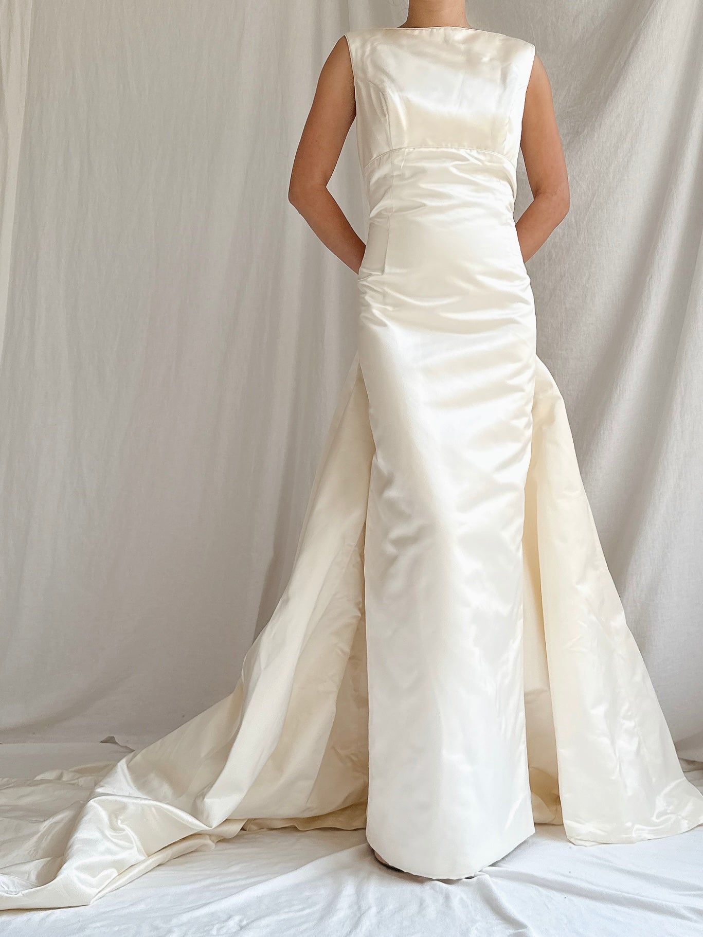 Vintage Silk 2 Piece Gown - M