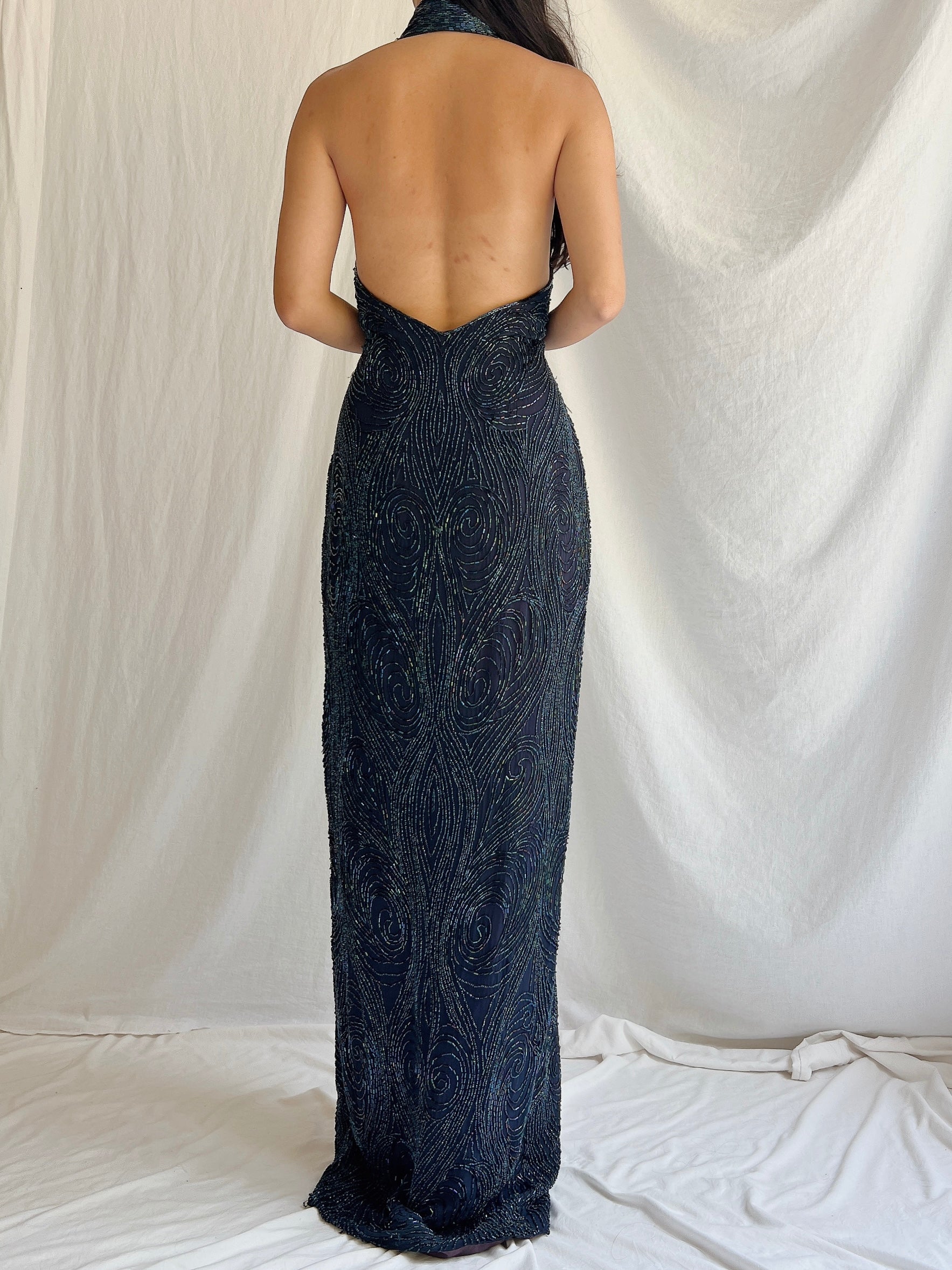 Vintage Silk Tuxedo Dress - M Vintage Silk Tuxedo Dress - M