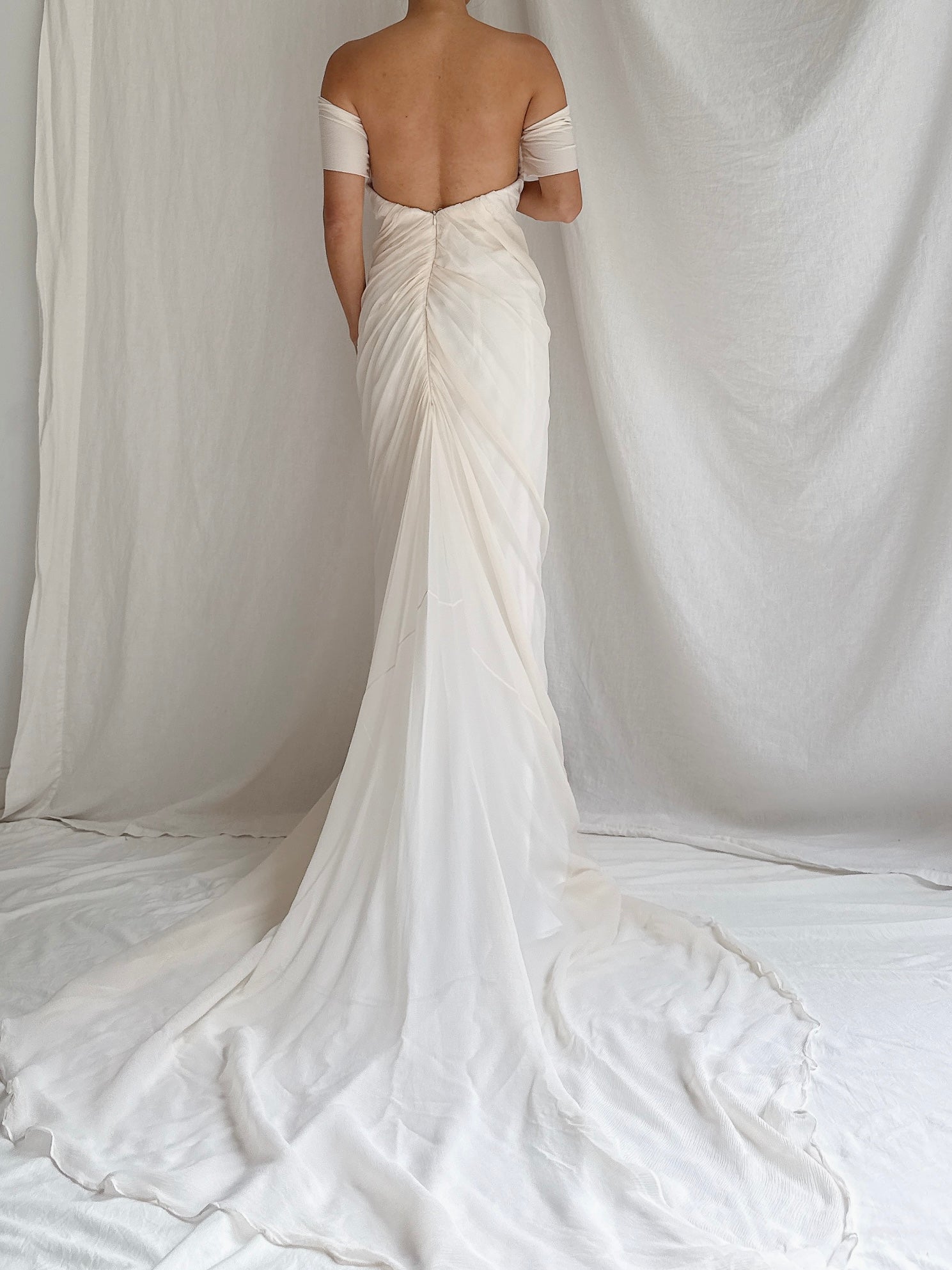 Vintage Peter Langner Italy Silk Gown - S/M