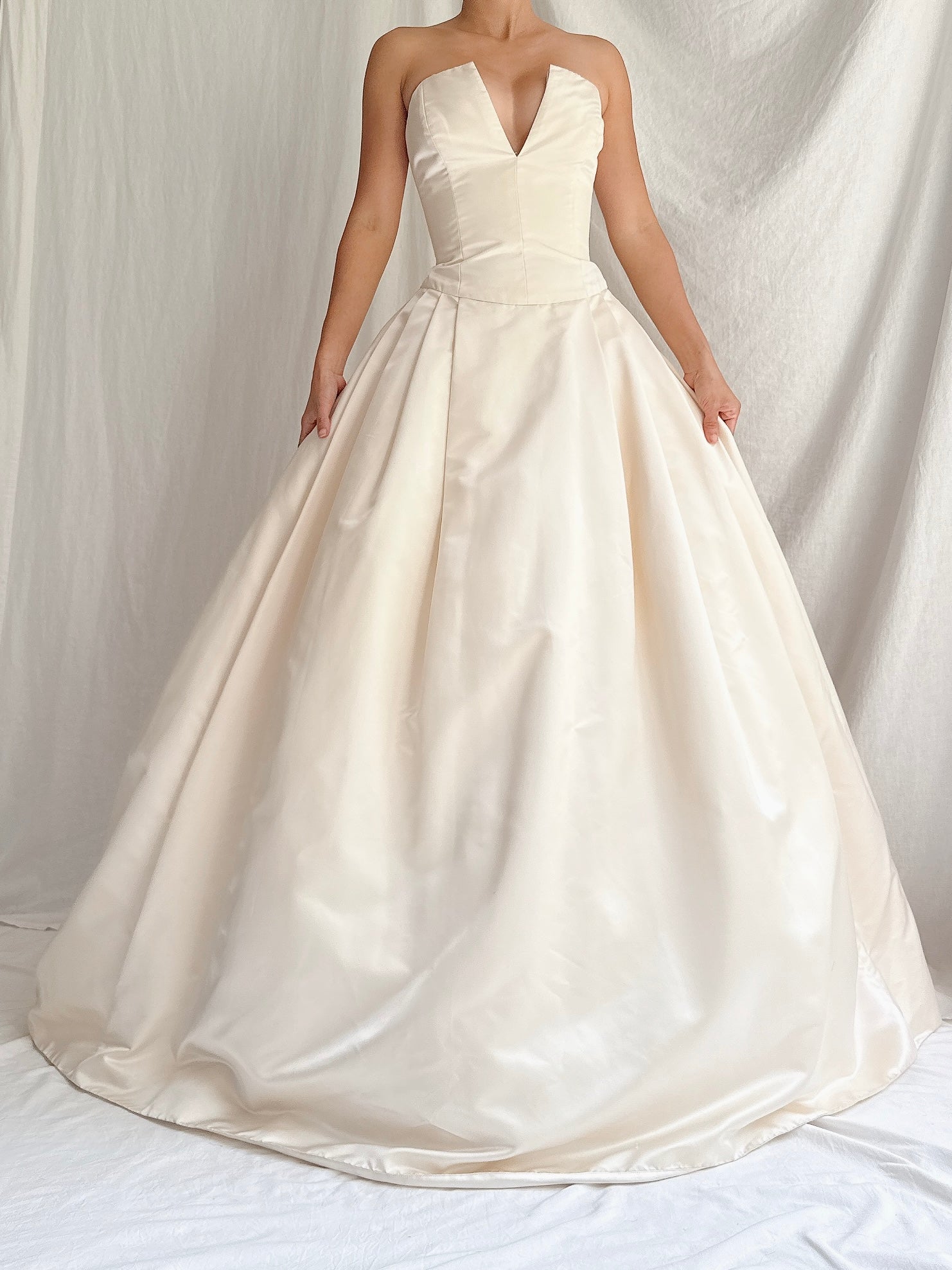 1990s Wearkstatt Silk Gown - S/M 8