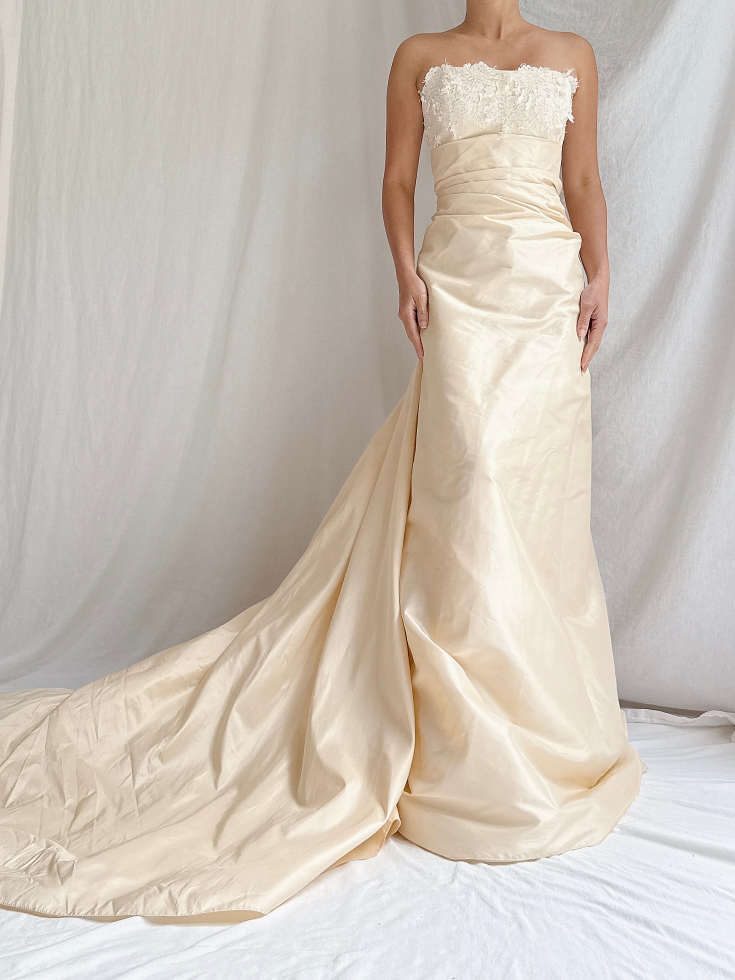 Vintage Cymbeline Paris Silk Gown - FR 40/ US 4-6