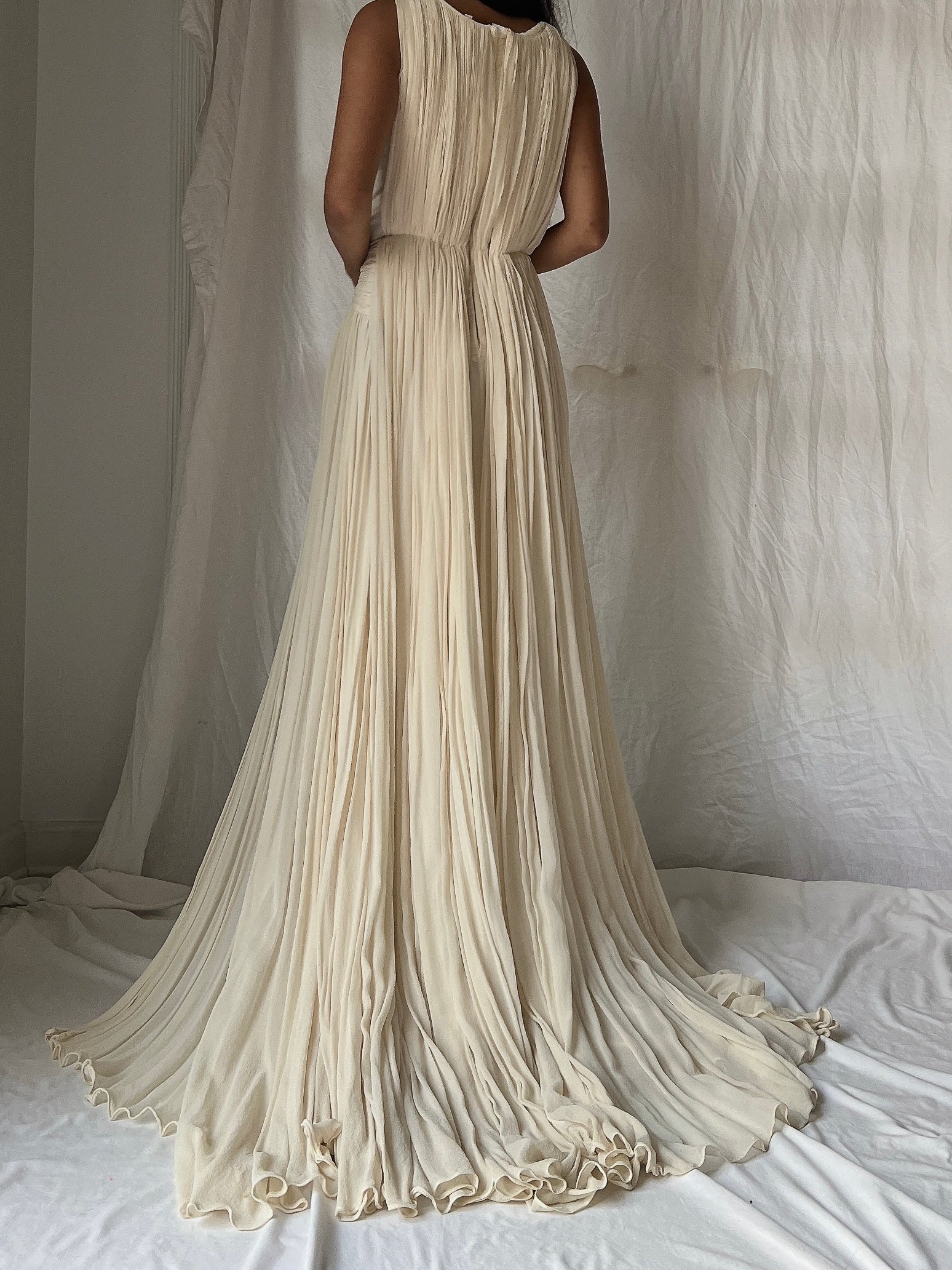 Maria Lucia Hohan Silk Draped Gown - S/M