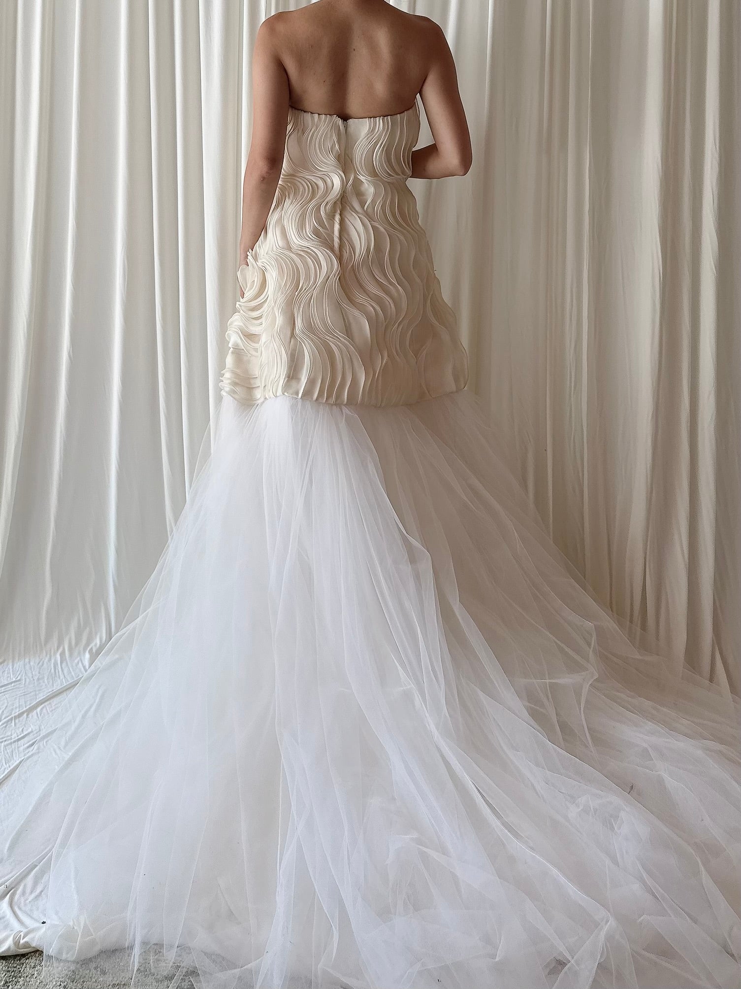 Vintage Ruffled Tulle Dress - M/6