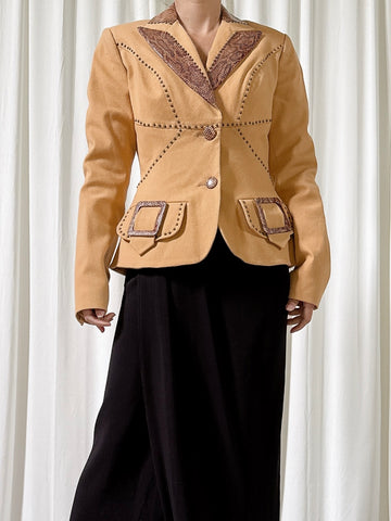 Vintage Terry Brown Jacket - US 6