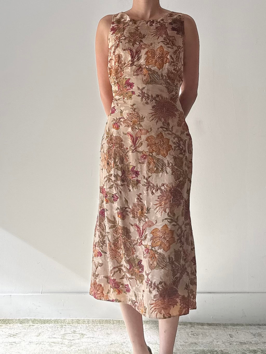 Vintage Futura Silk Shift Dress