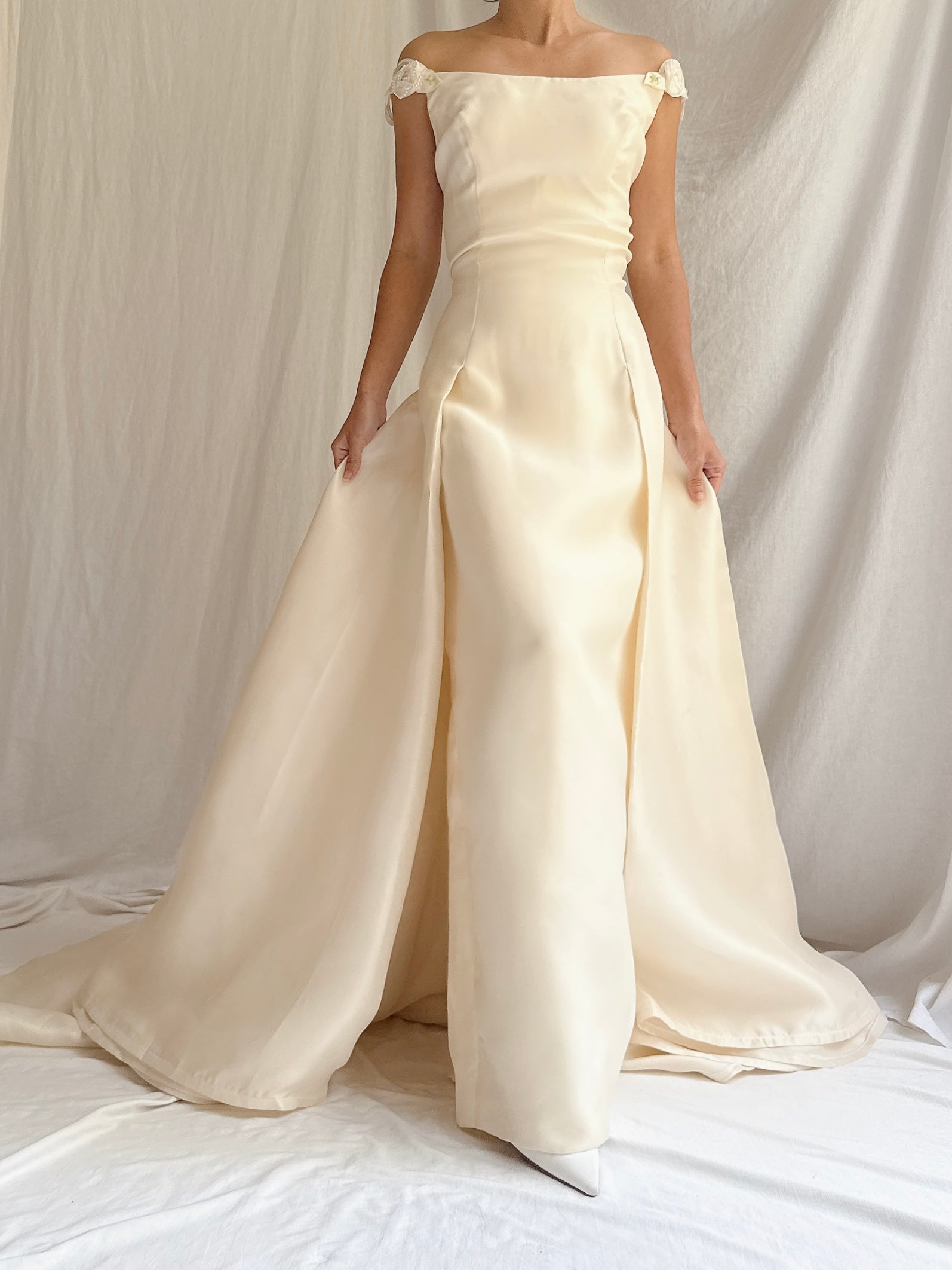 Vintage Aimee Atelier Silk Organza Gown - S