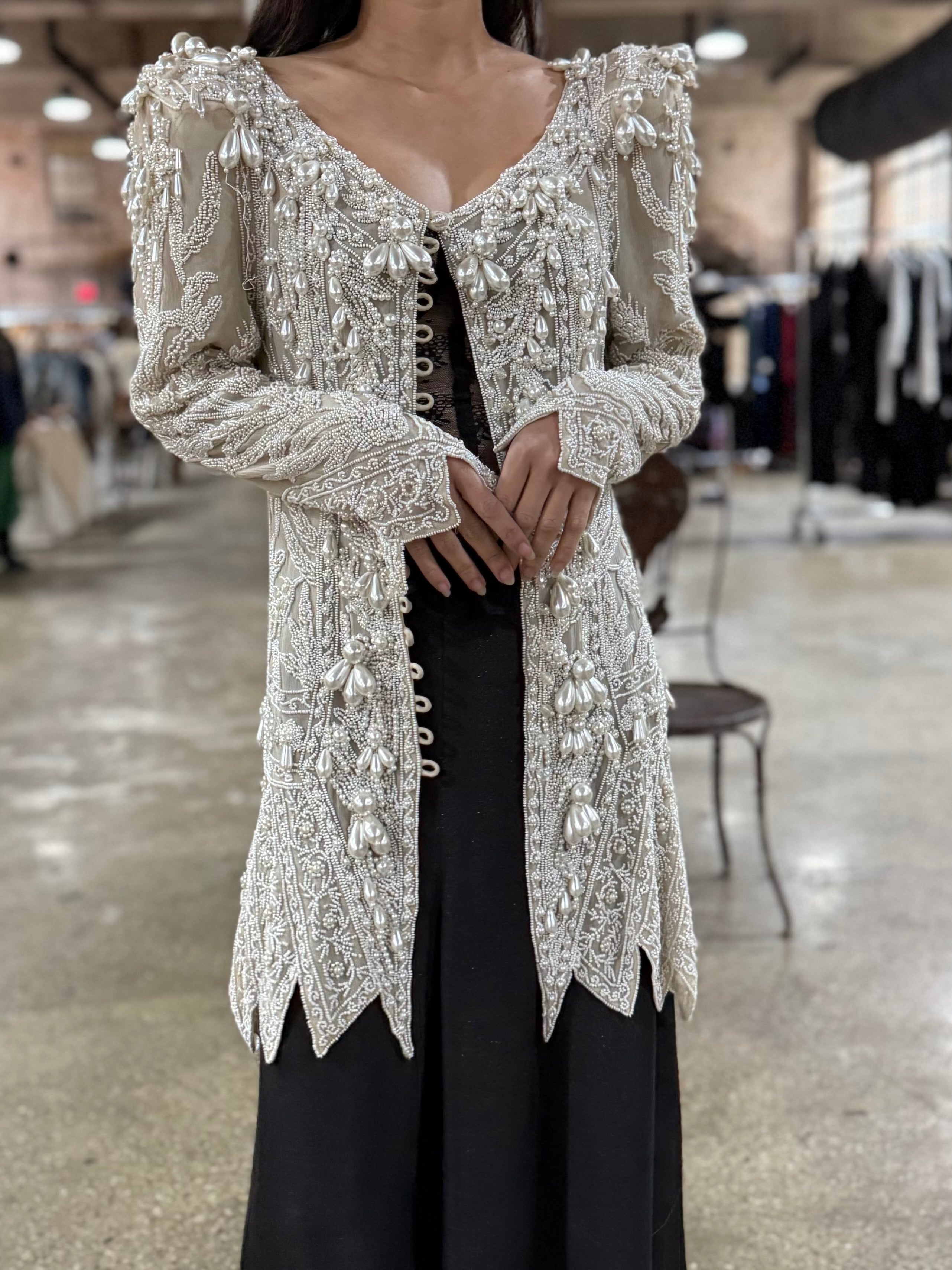 Vintage Eavis & Brown Silk Duster -XS